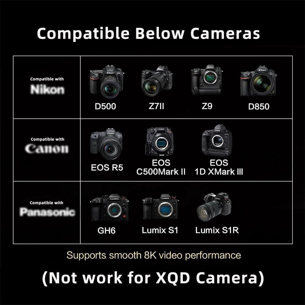 Tarjeta CFexpress Tipo-B 128GB NFHK 8K RAW Velocidad 800MB/s