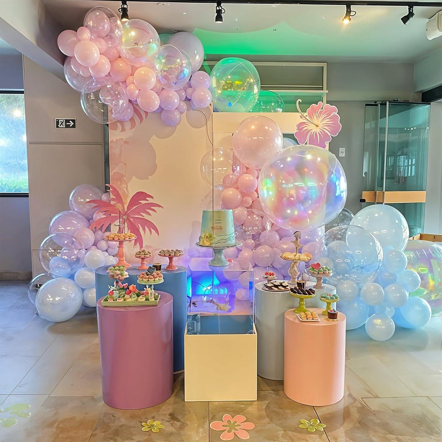 Globos Iridiscentes 4D Froova 56 cm Holográficos para Fiestas