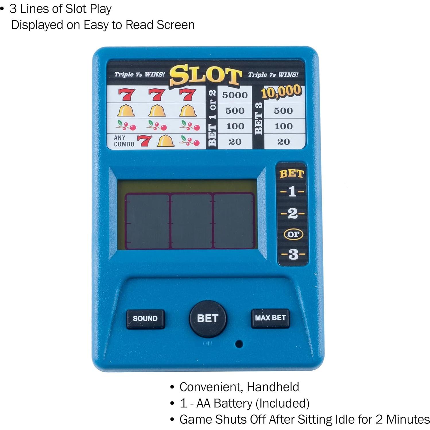Juego Electrónico de Mano RecZone Traga Monedas LCD