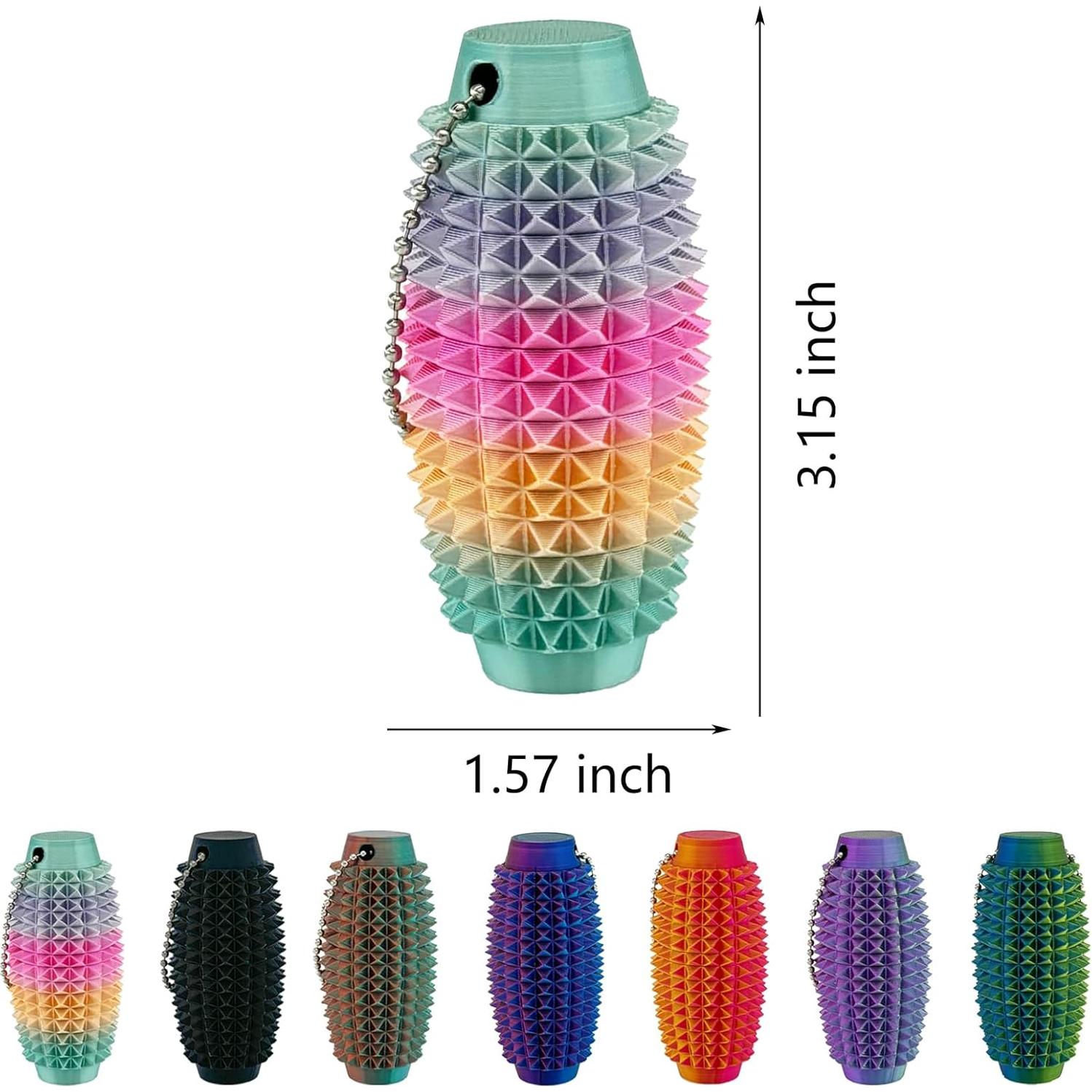 2 Piezas Juguetes Antiestrés OISHE Llavero Compacto