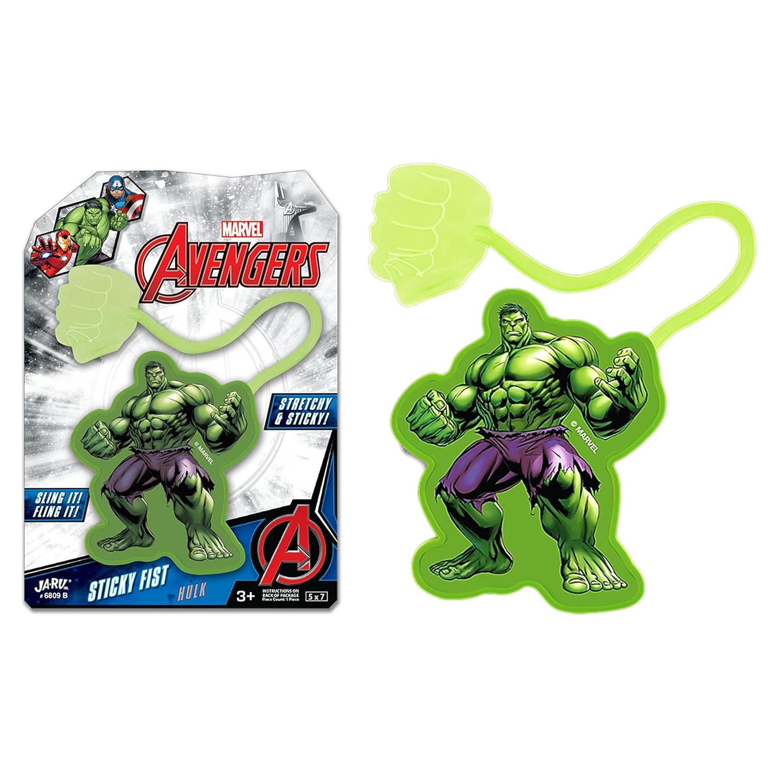 Manos Pegajosas Estirables JA-RU Hulk 1 Paquete Juguetes