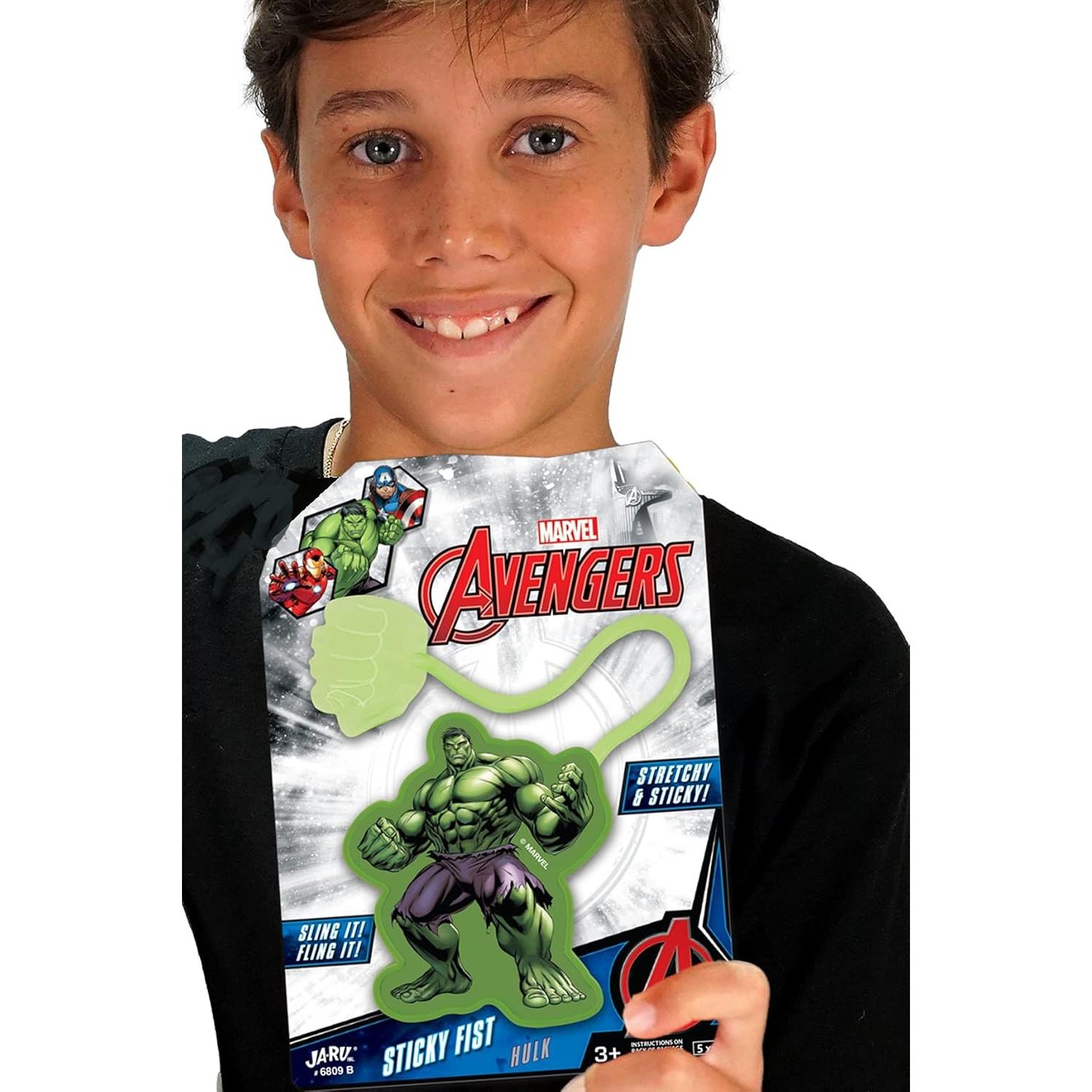 Manos Pegajosas Estirables JA-RU Hulk 1 Paquete Juguetes