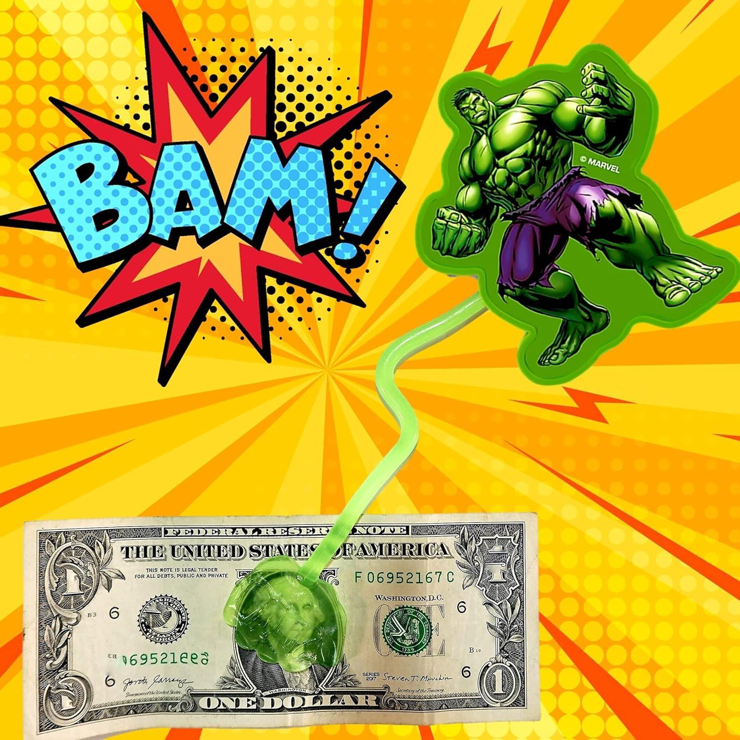 Manos Pegajosas Estirables JA-RU Hulk 1 Paquete Juguetes