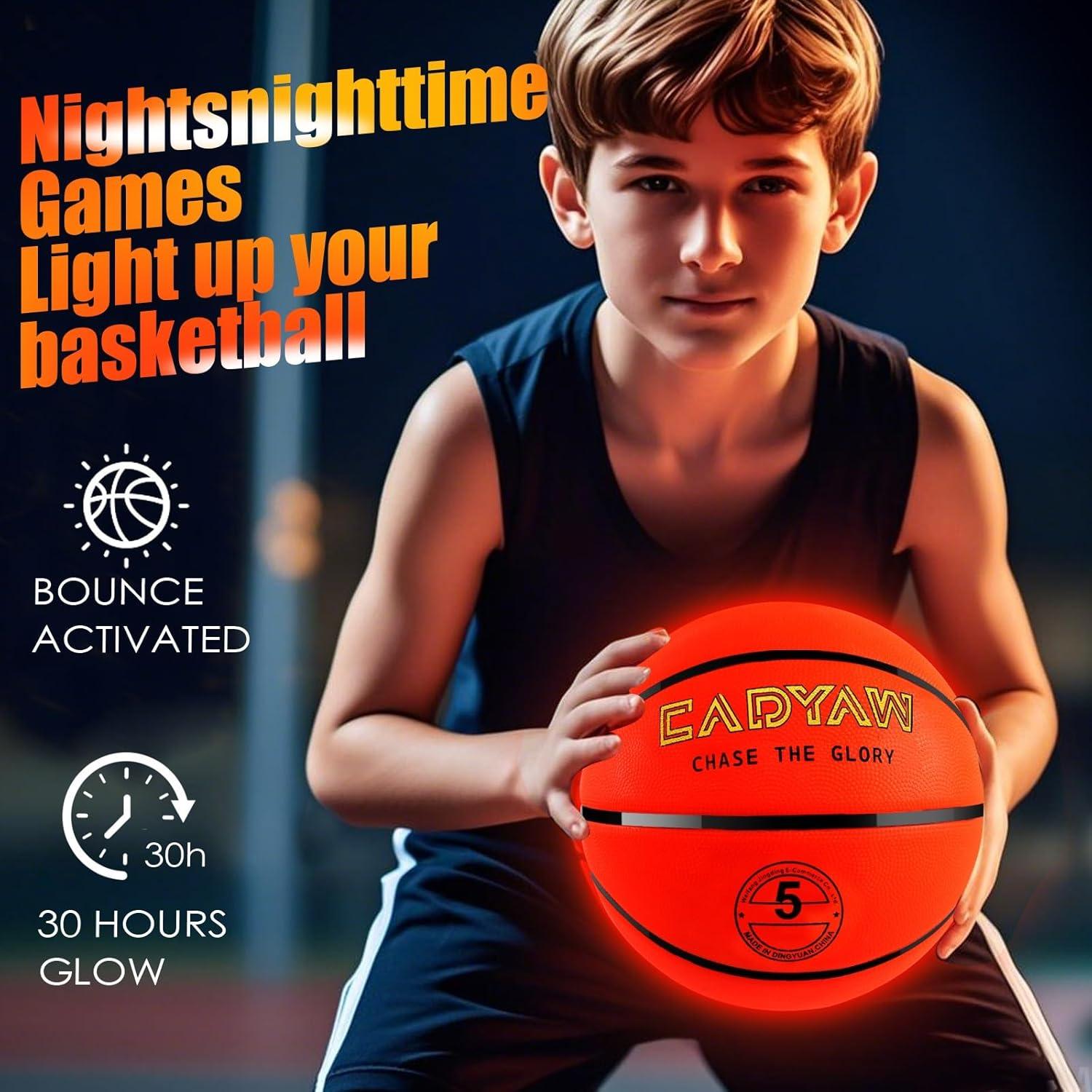Baloncesto Iluminado Cadyaw Tamaño 5 para Niños 3+