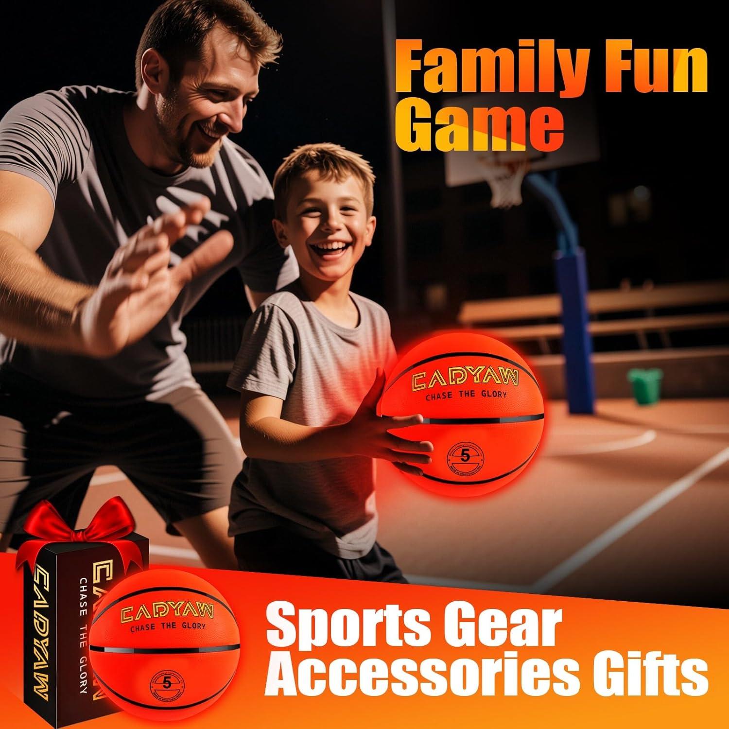Baloncesto Iluminado Cadyaw Tamaño 5 para Niños 3+