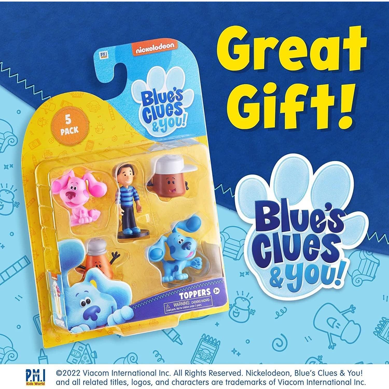 Toppers de Juguetes Blue's Clues P.M.I. | 5 Figuras Coleccionables