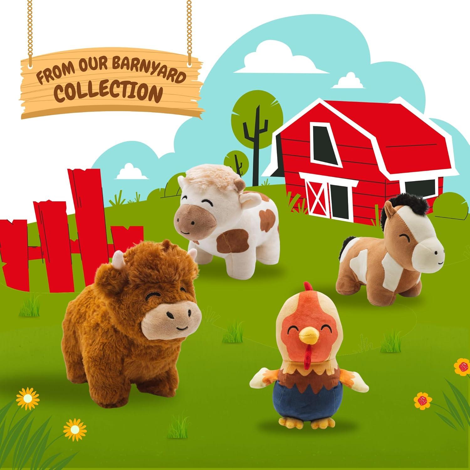 Charlie La Vaca Peluche 17.78 cm - Suave y Ecológico