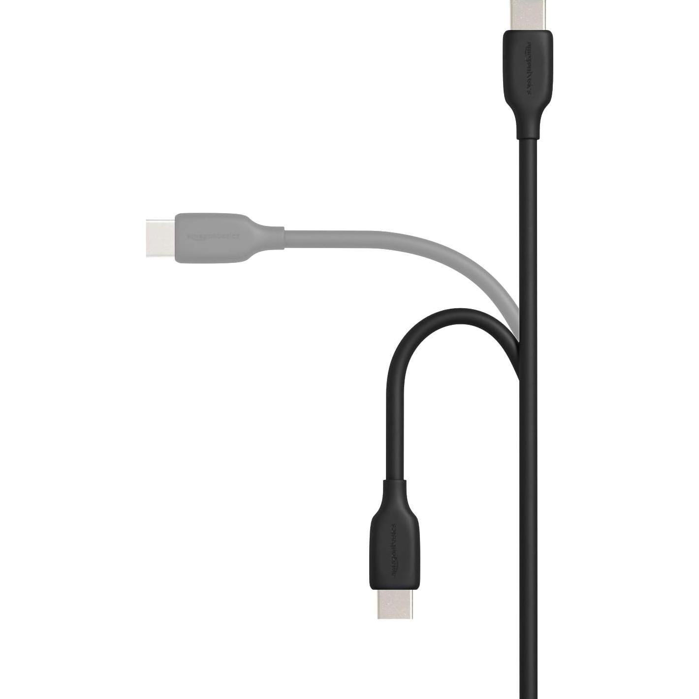 Cable de carga rápida USB-C a USB-A Amazon Basics 1.83m