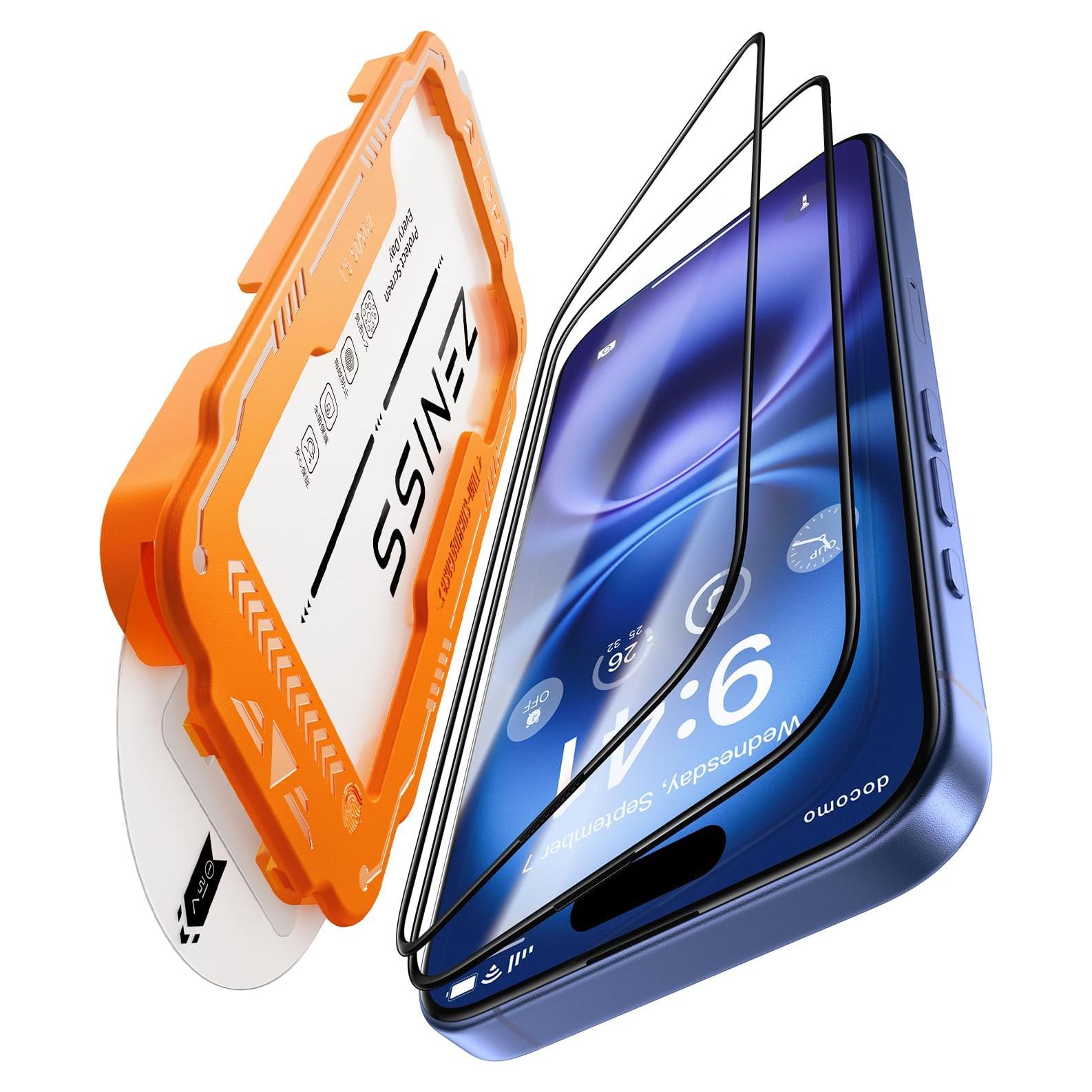 Protector de Pantalla Zeniss 9H+ para iPhone 16 - Vidrio Templado