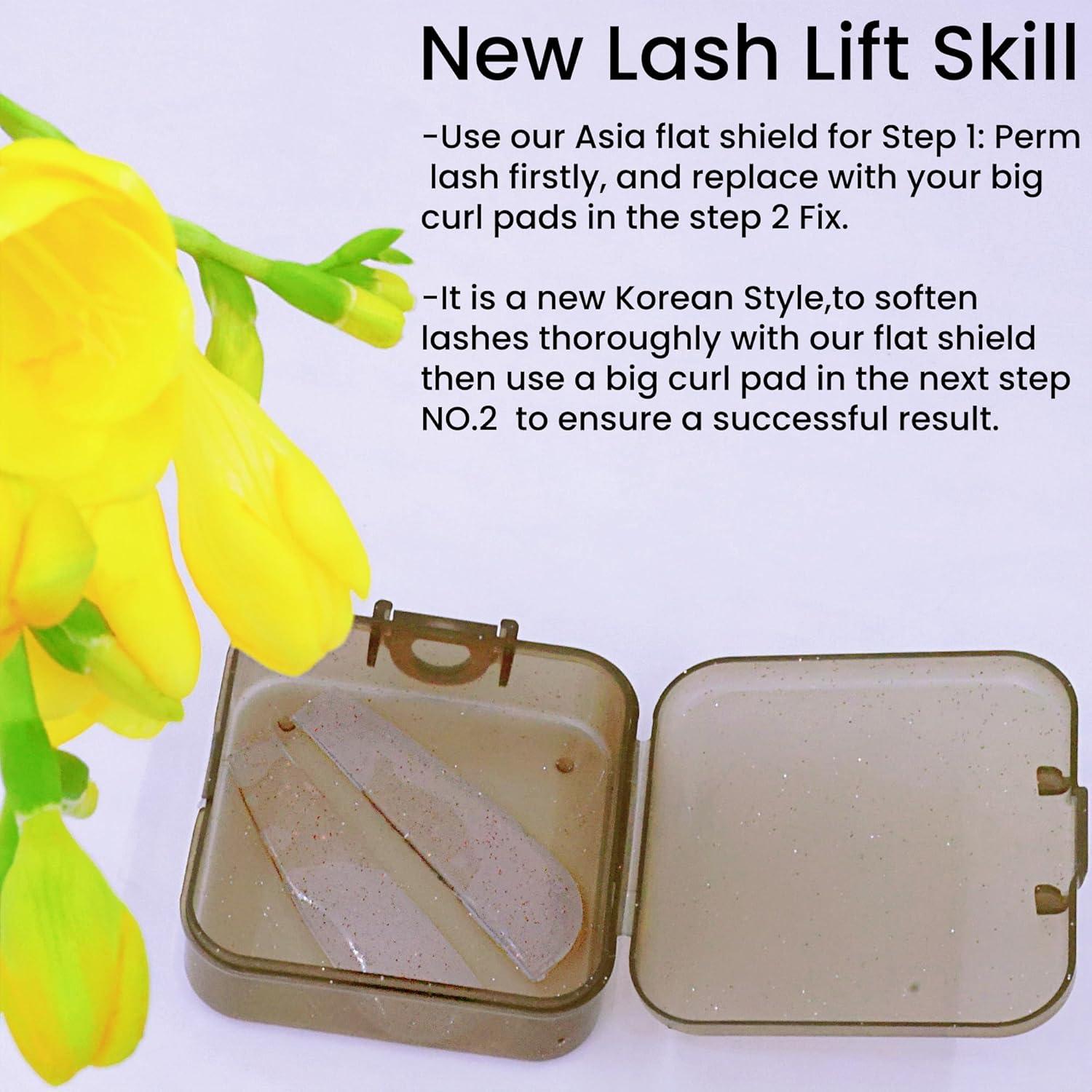 Protectores Planos de Elevación de Pestañas Iconsiam 1mm Rosa