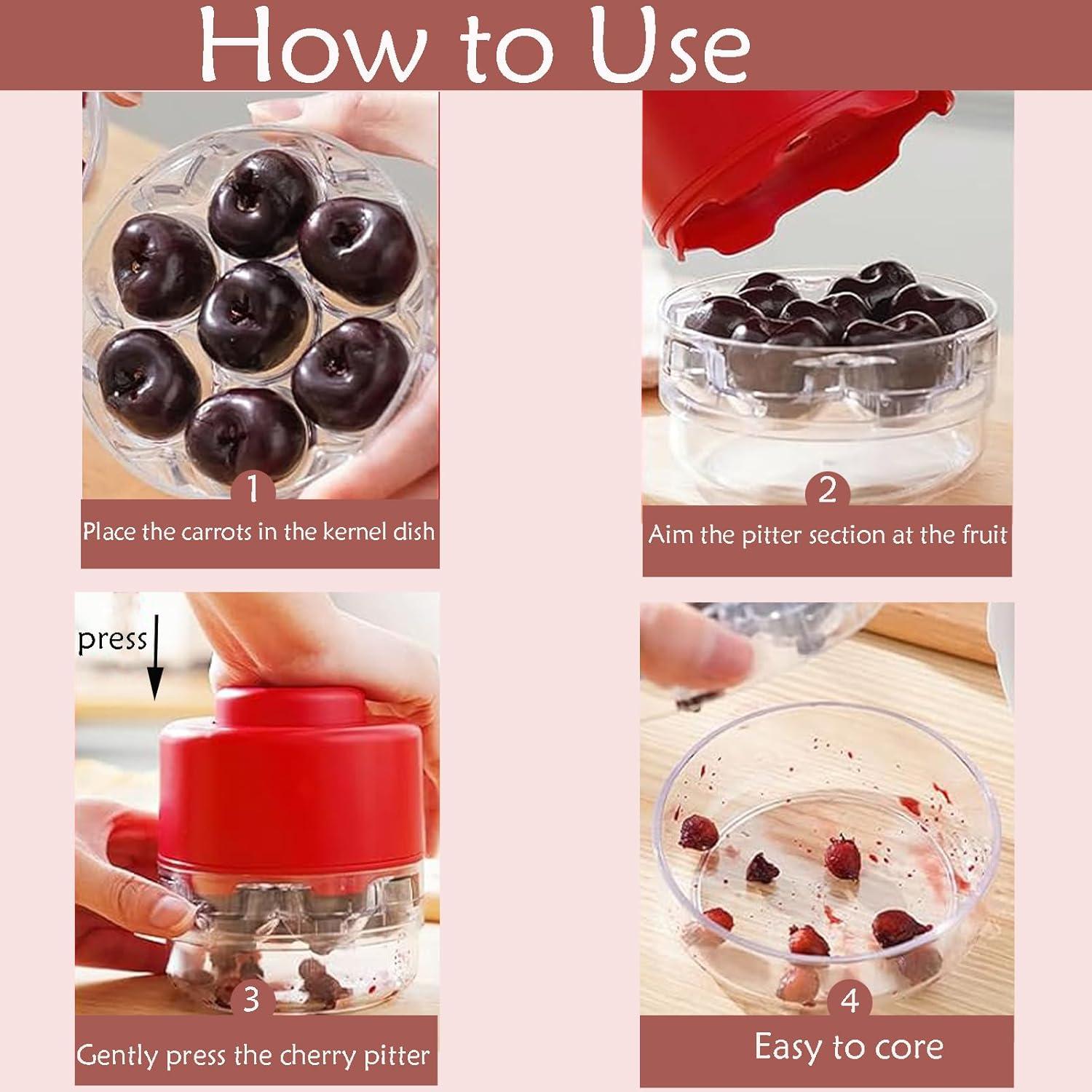 Removedor de Huesos de Cereza Draduo Telescópico Rojo 249g