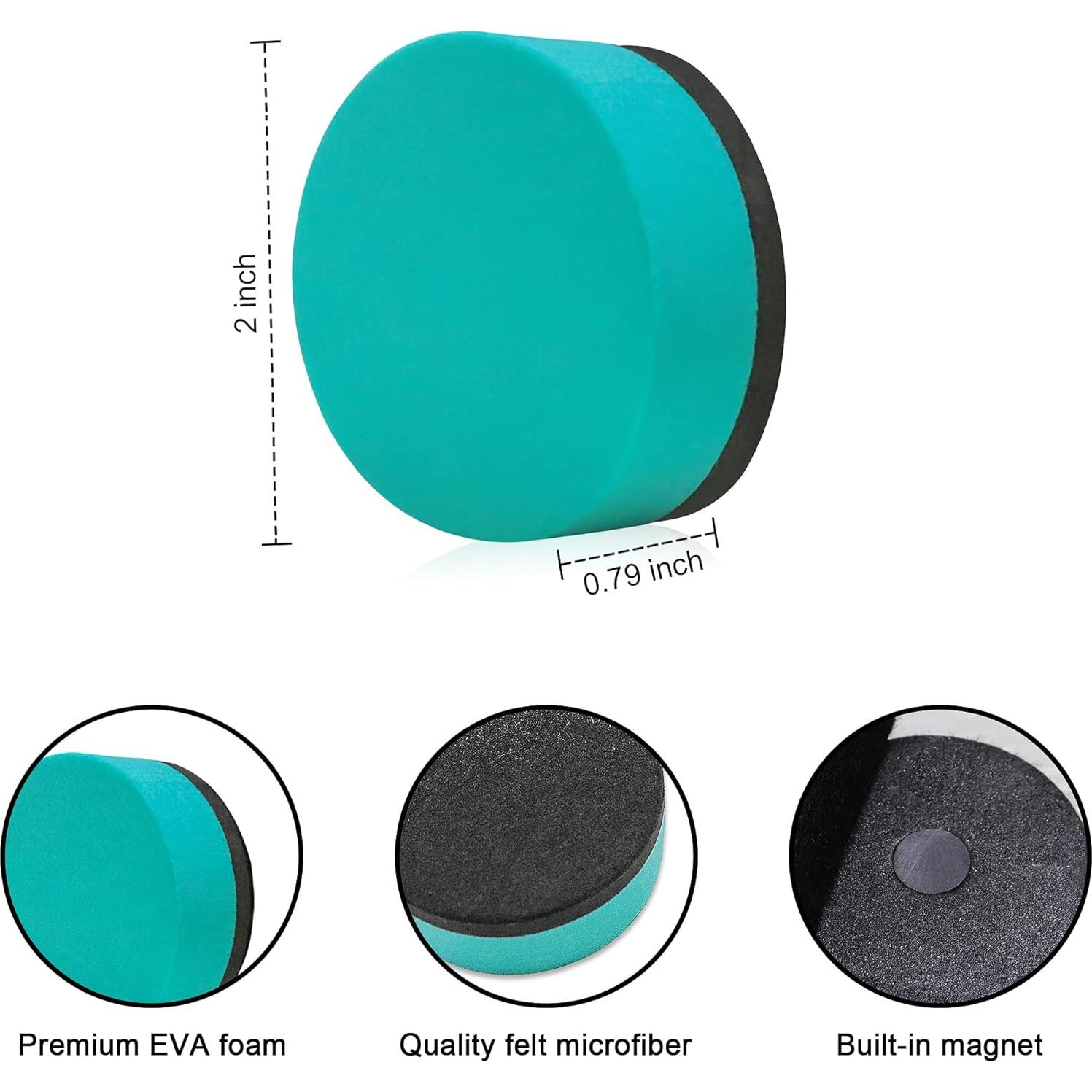 Borradores magnéticos de pizarra blanca IHPUKIDI 48 paquetes