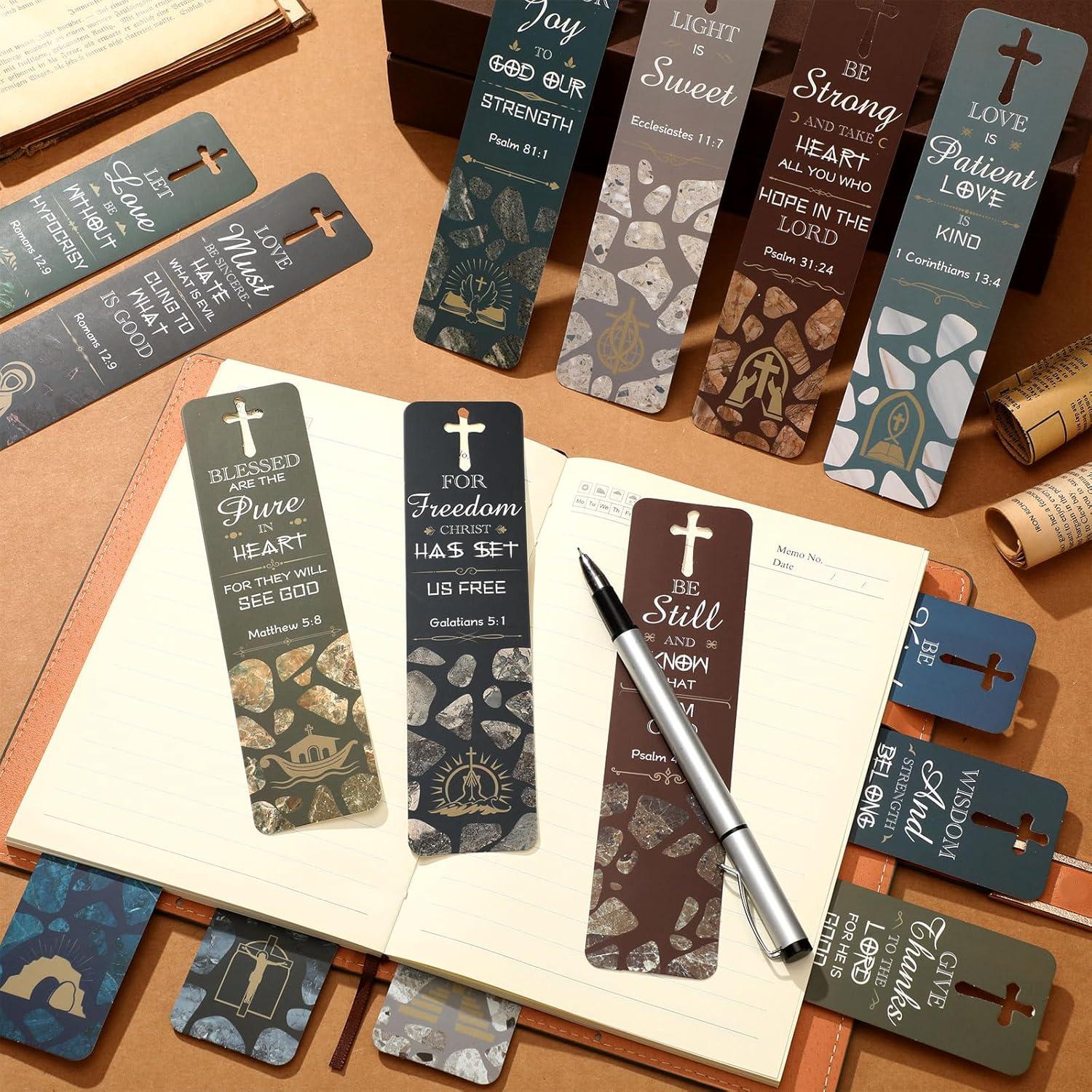 Marcadores de Versículos Bíblicos Epakh - 120 Piezas, 30 Estilos