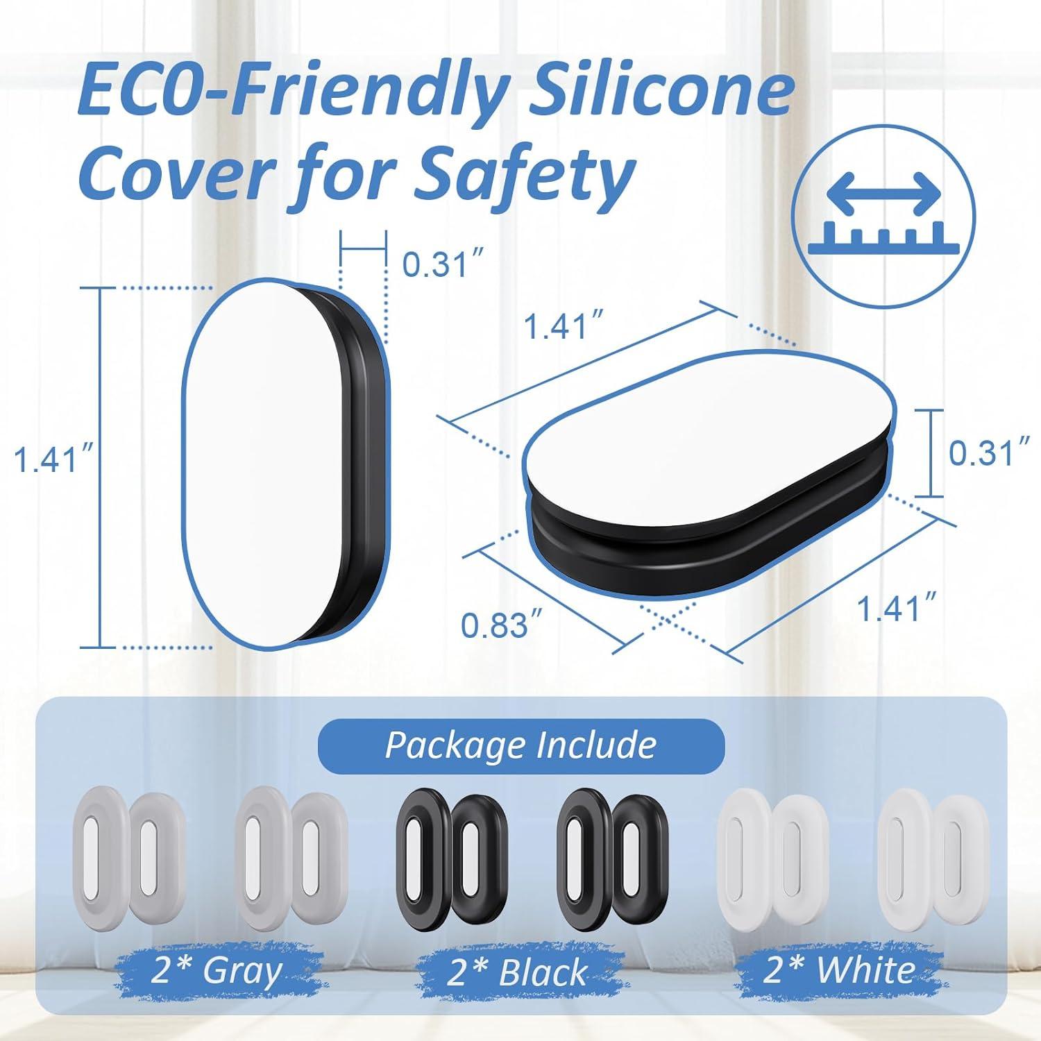 Soporte Magnético para Control Remoto Vaszu - Paquete de 6 Silicona