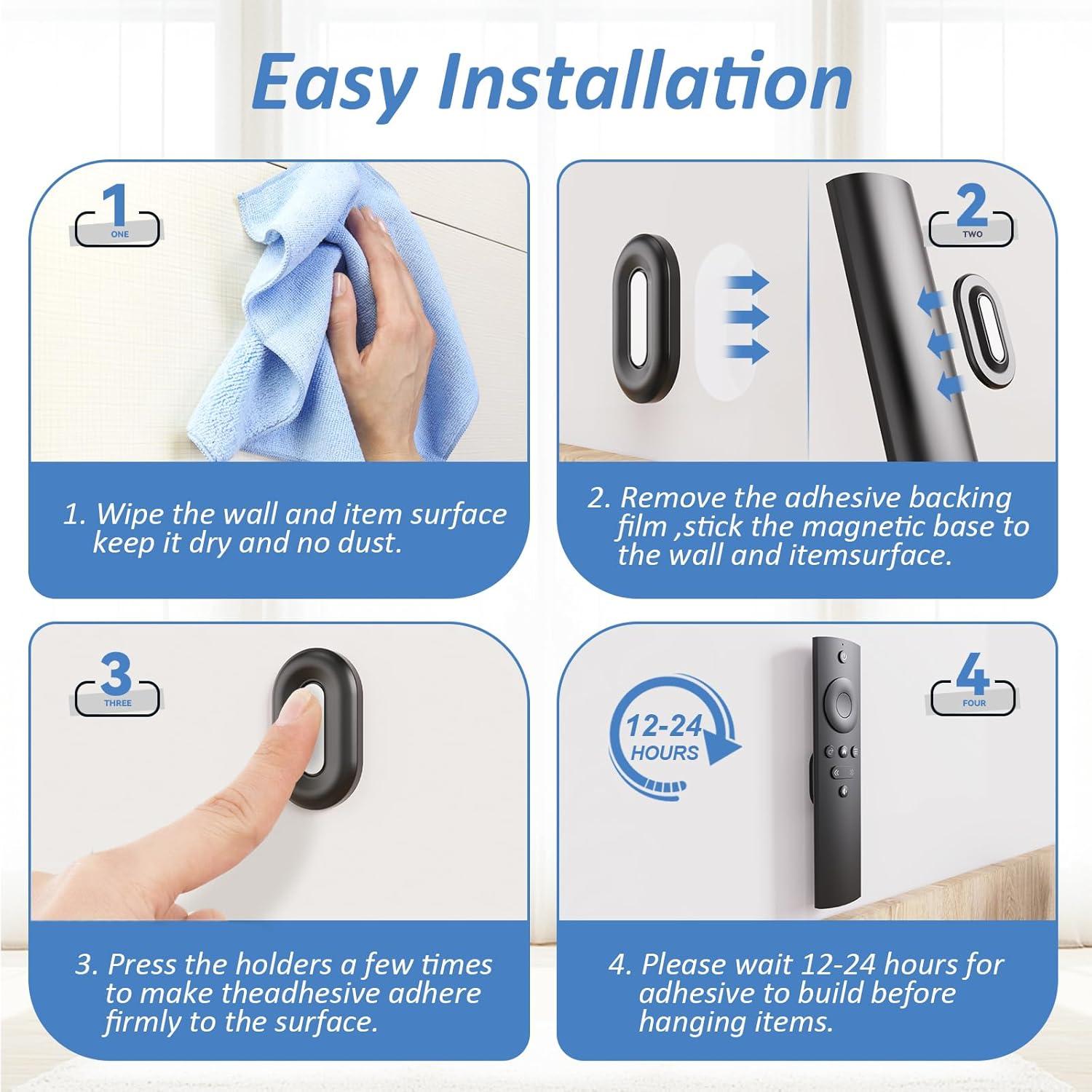 Soporte Magnético para Control Remoto Vaszu - Paquete de 6 Silicona