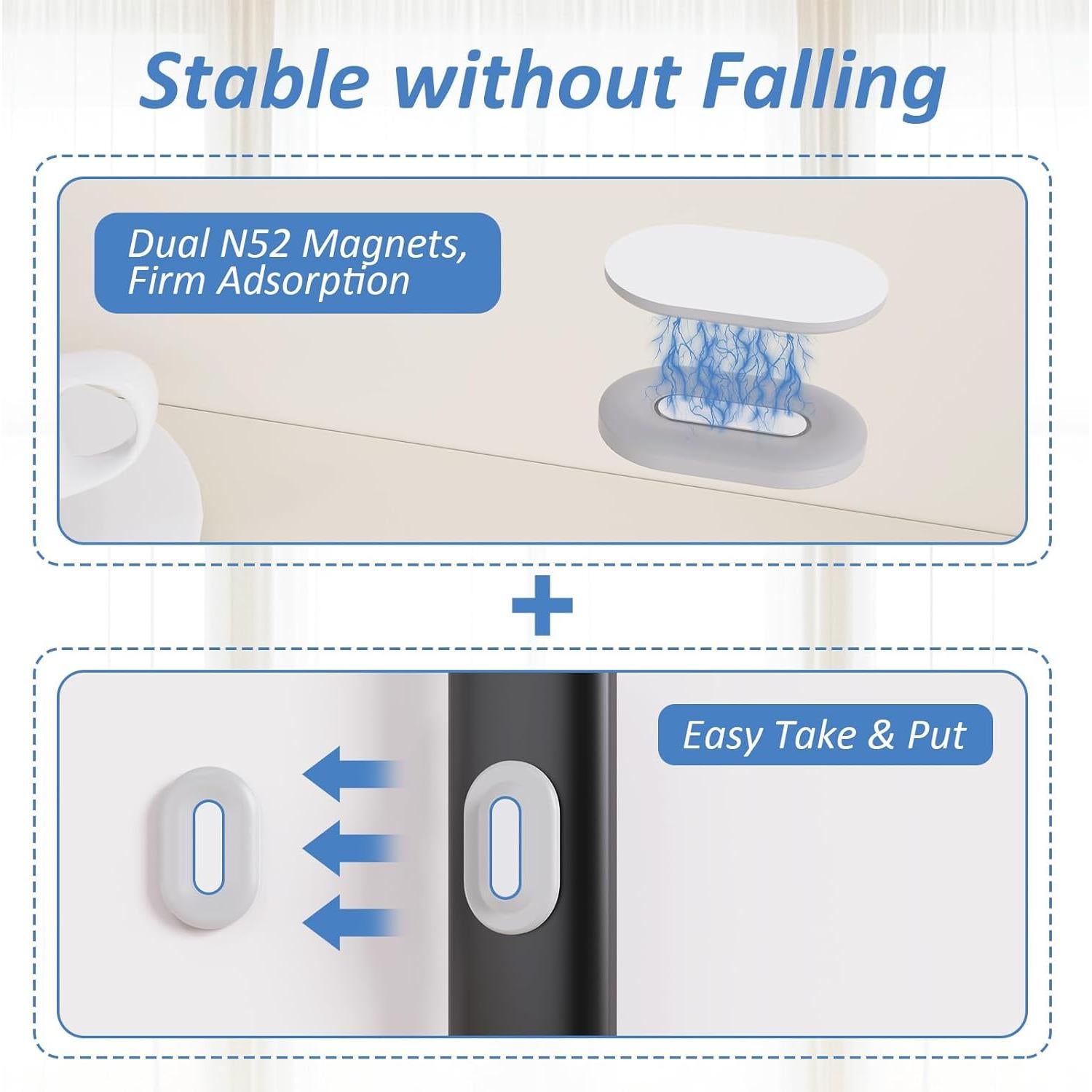 Soporte Magnético para Control Remoto Vaszu - Paquete de 6 Silicona