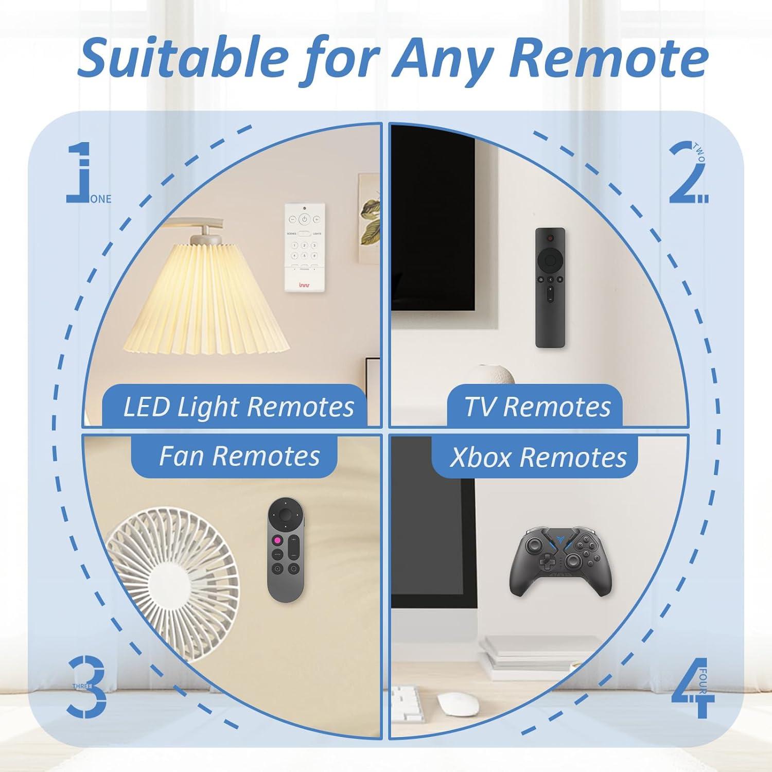 Soporte Magnético para Control Remoto Vaszu - Paquete de 6 Silicona