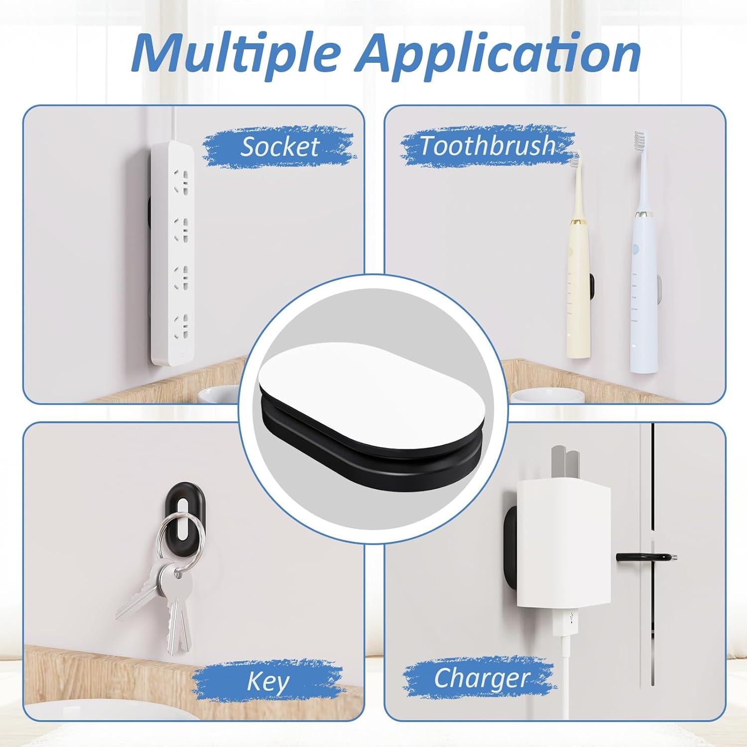 Soporte Magnético para Control Remoto Vaszu - Paquete de 6 Silicona