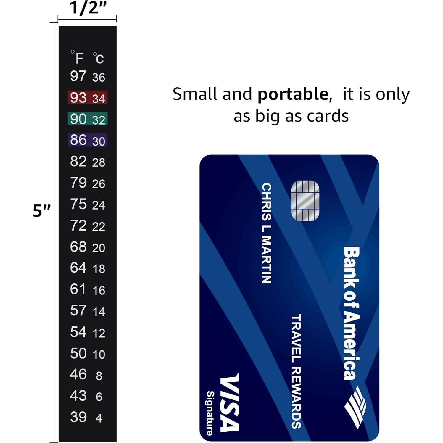 Termómetro Adhesivo para Acuario Kombucha J710654936357 4-36°C