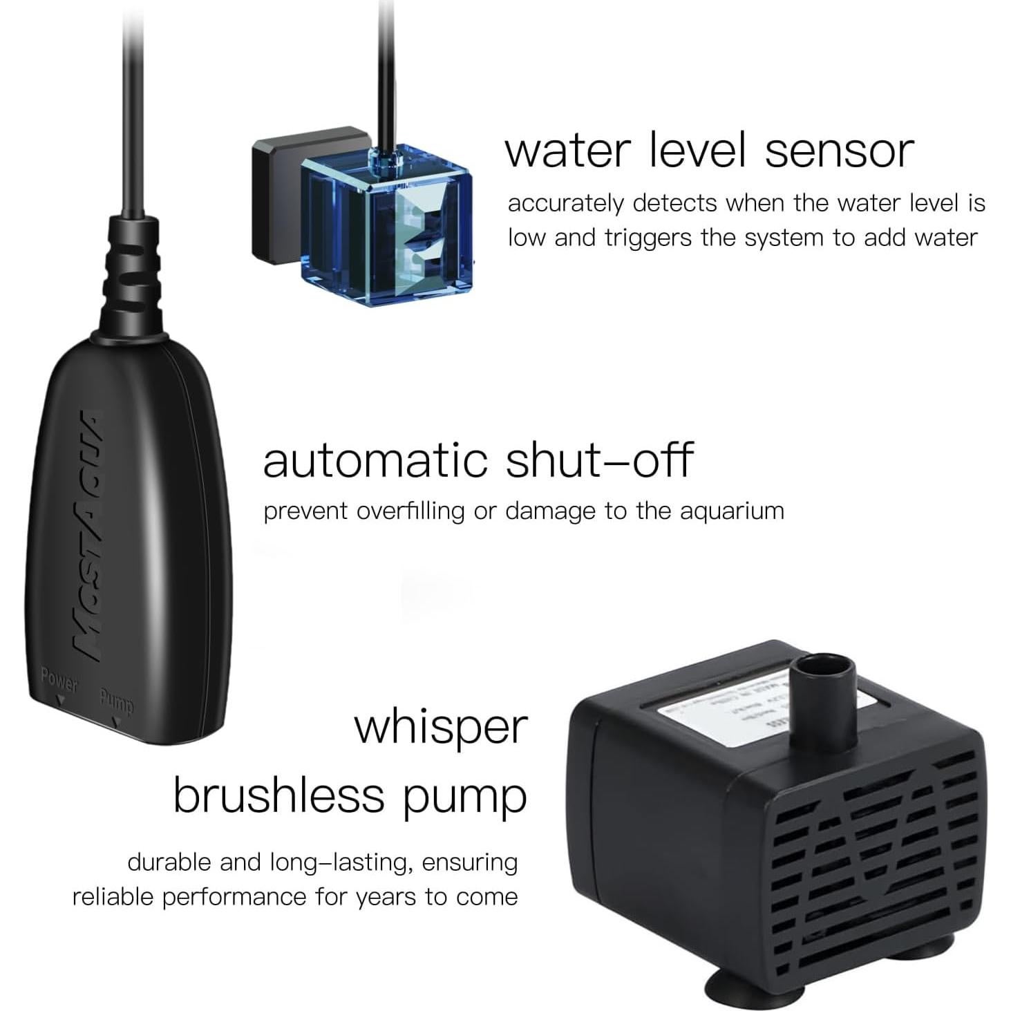 Kit de recarga automática ATO MostAqua A2 para acuarios
