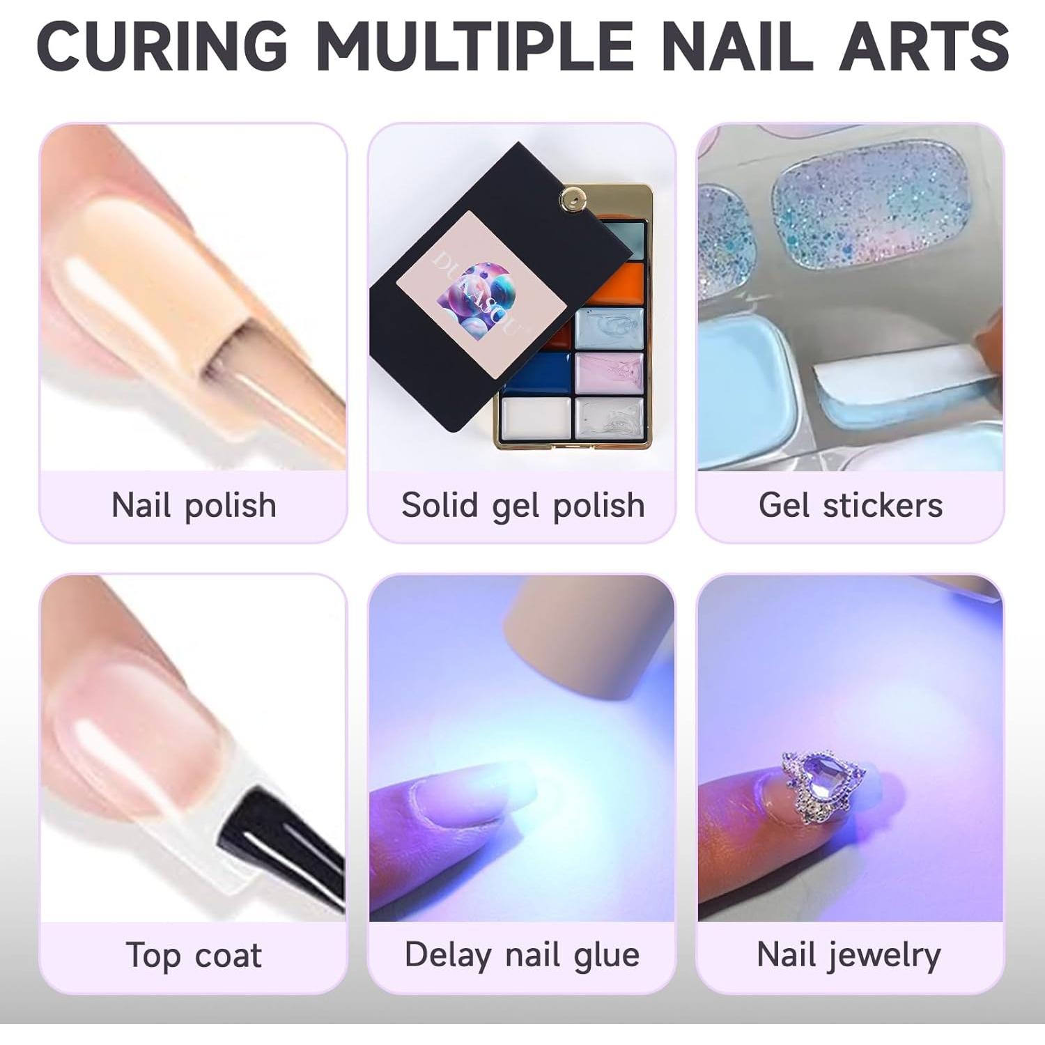 Luz UV de Mano Dukasou para Uñas de Gel, Secador Portátil