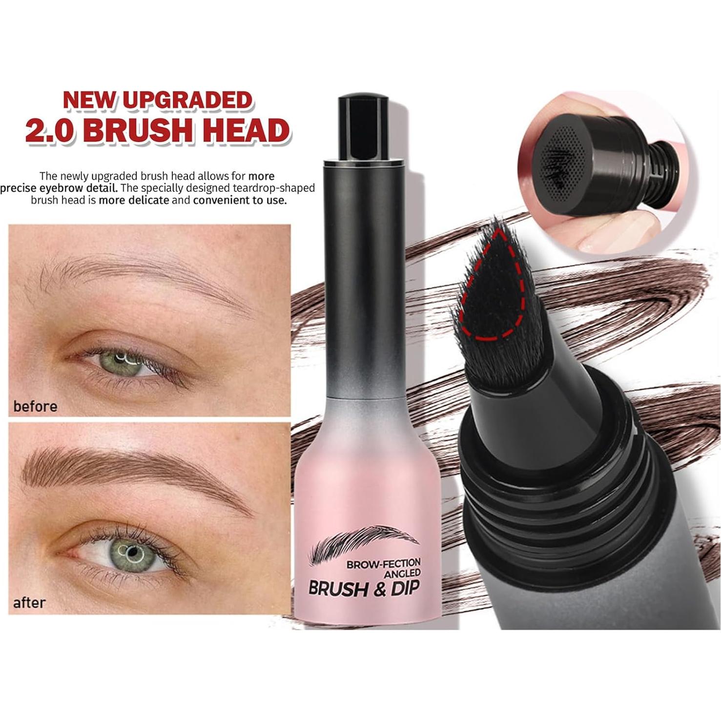 Set de Brocha Angulada y Gel para Cejas Peehss - 01 Rubio