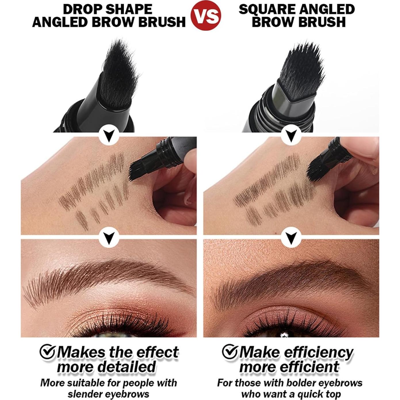 Set de Brocha Angulada y Gel para Cejas Peehss - 01 Rubio