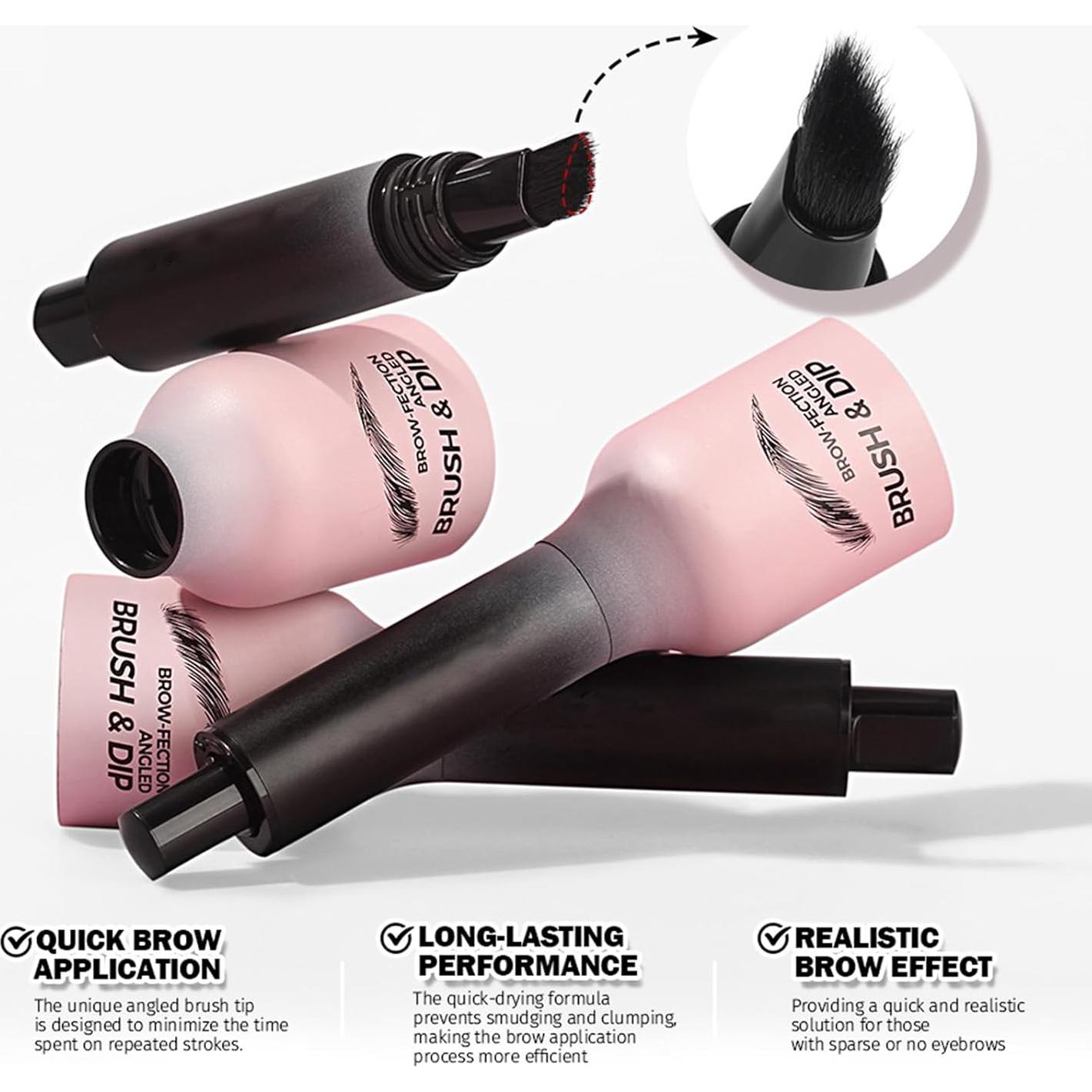 Set de Brocha Angulada y Gel para Cejas Peehss - 01 Rubio