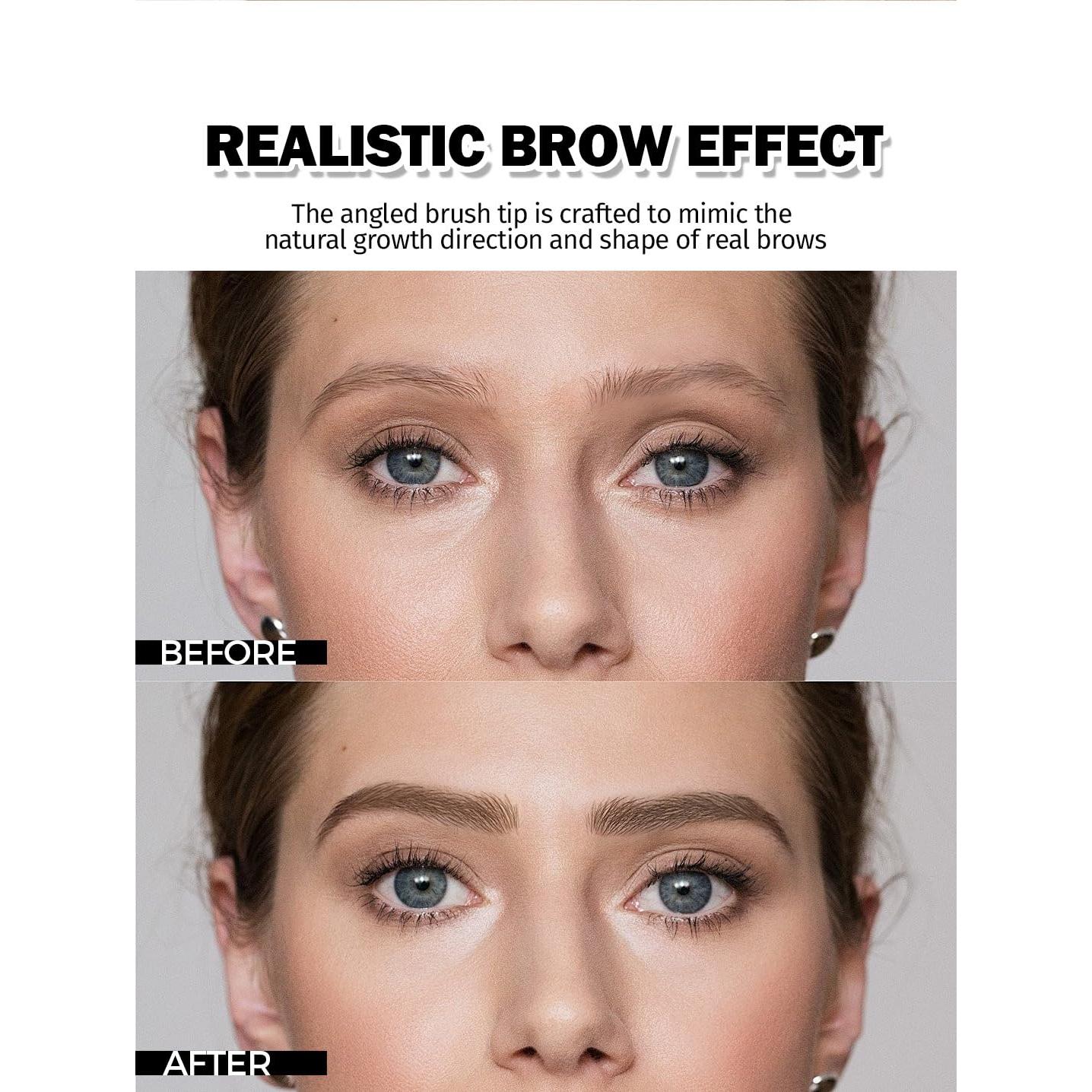 Set de Brocha Angulada y Gel para Cejas Peehss - 01 Rubio