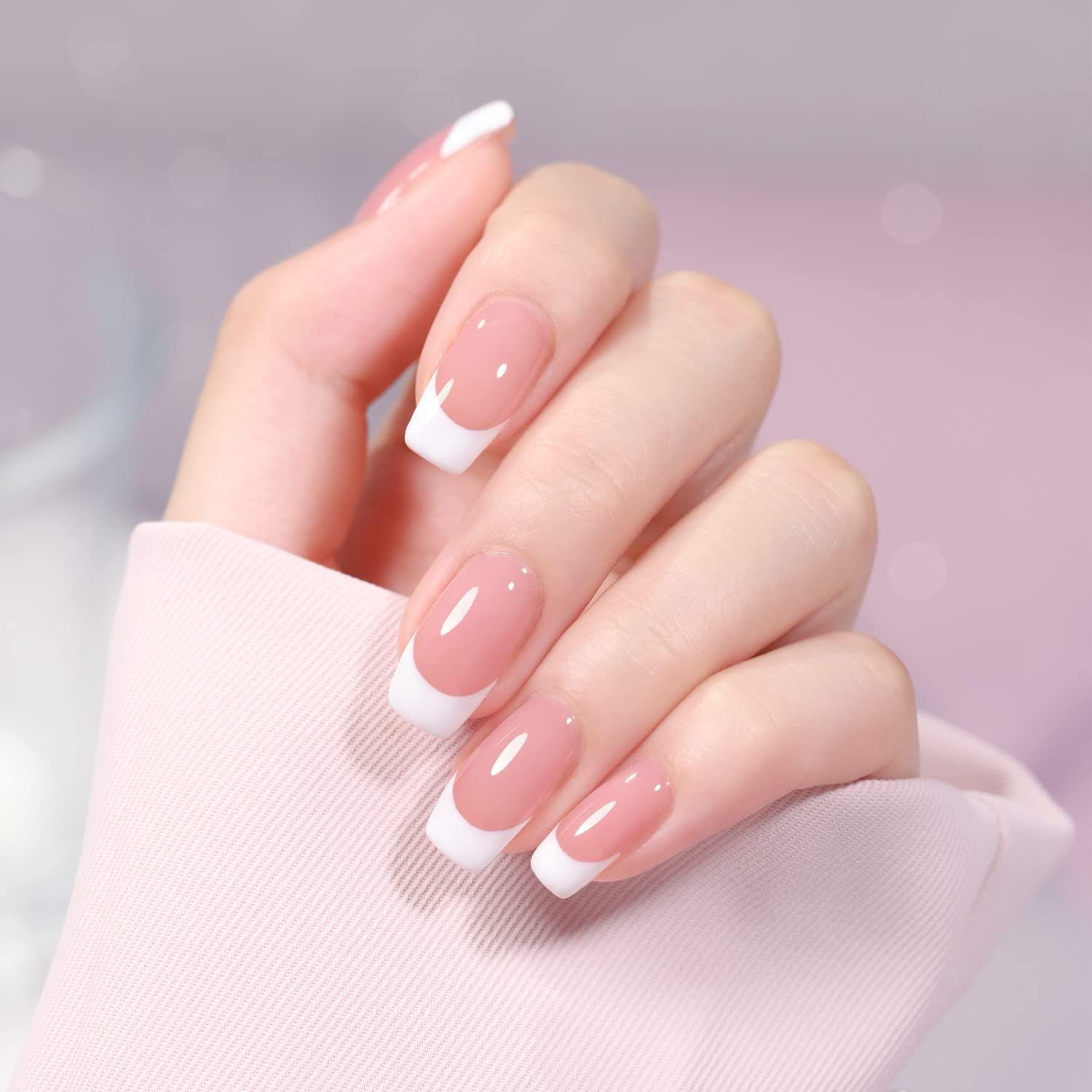 Kit de Manicura Francesa GAOY - Sellador y 2 Esmaltes Gel 16ml