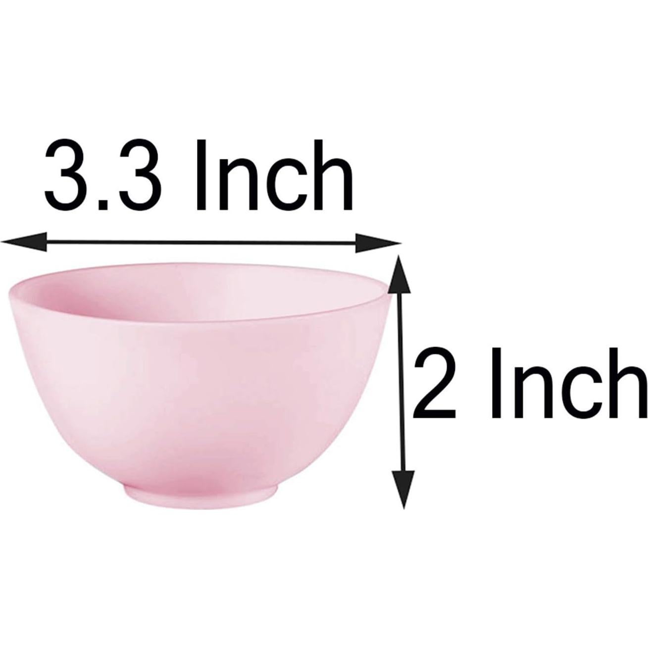 Tazones de Silicona Hulless para Cuidado de la Piel - 5 Piezas