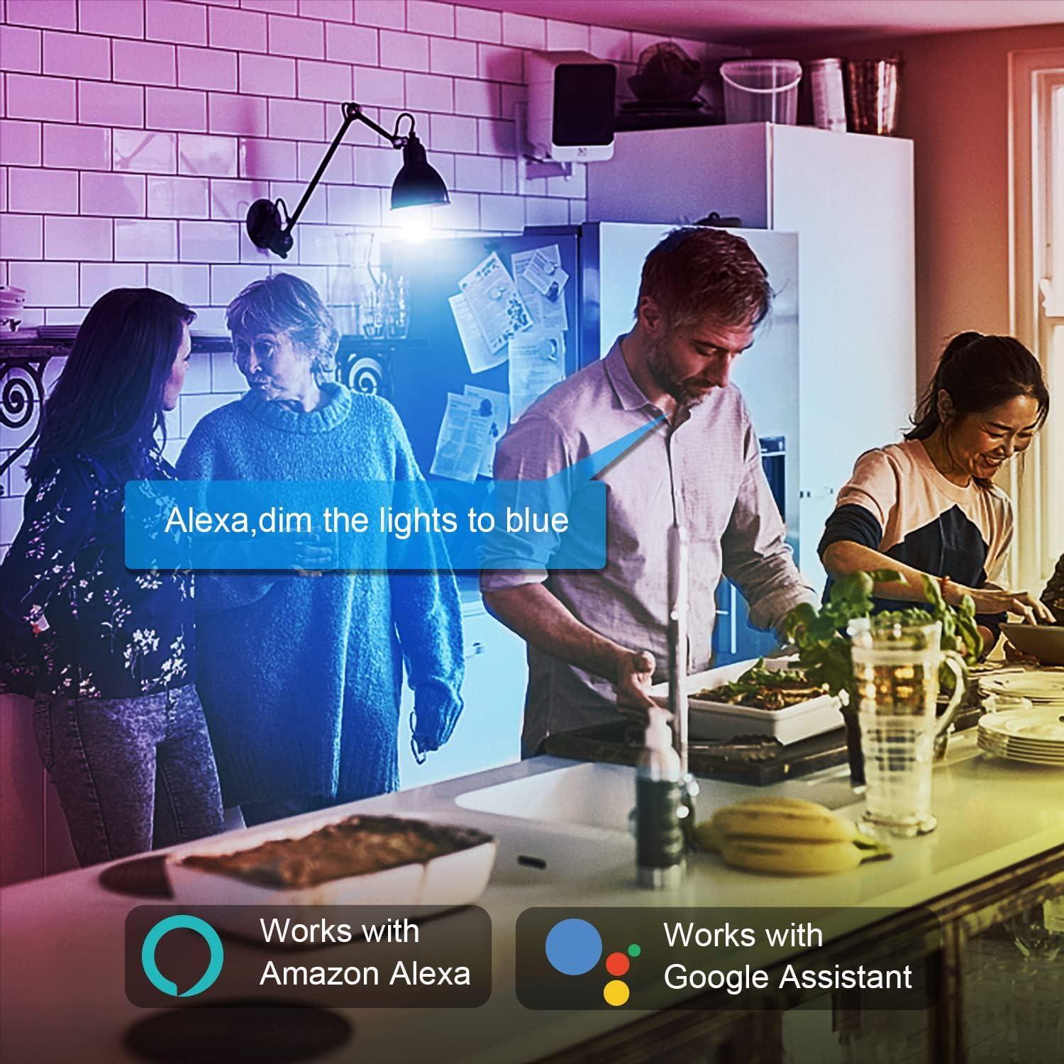 Bombillas Inteligentes DAYBETTER A19 9W RGBW Paquete 10