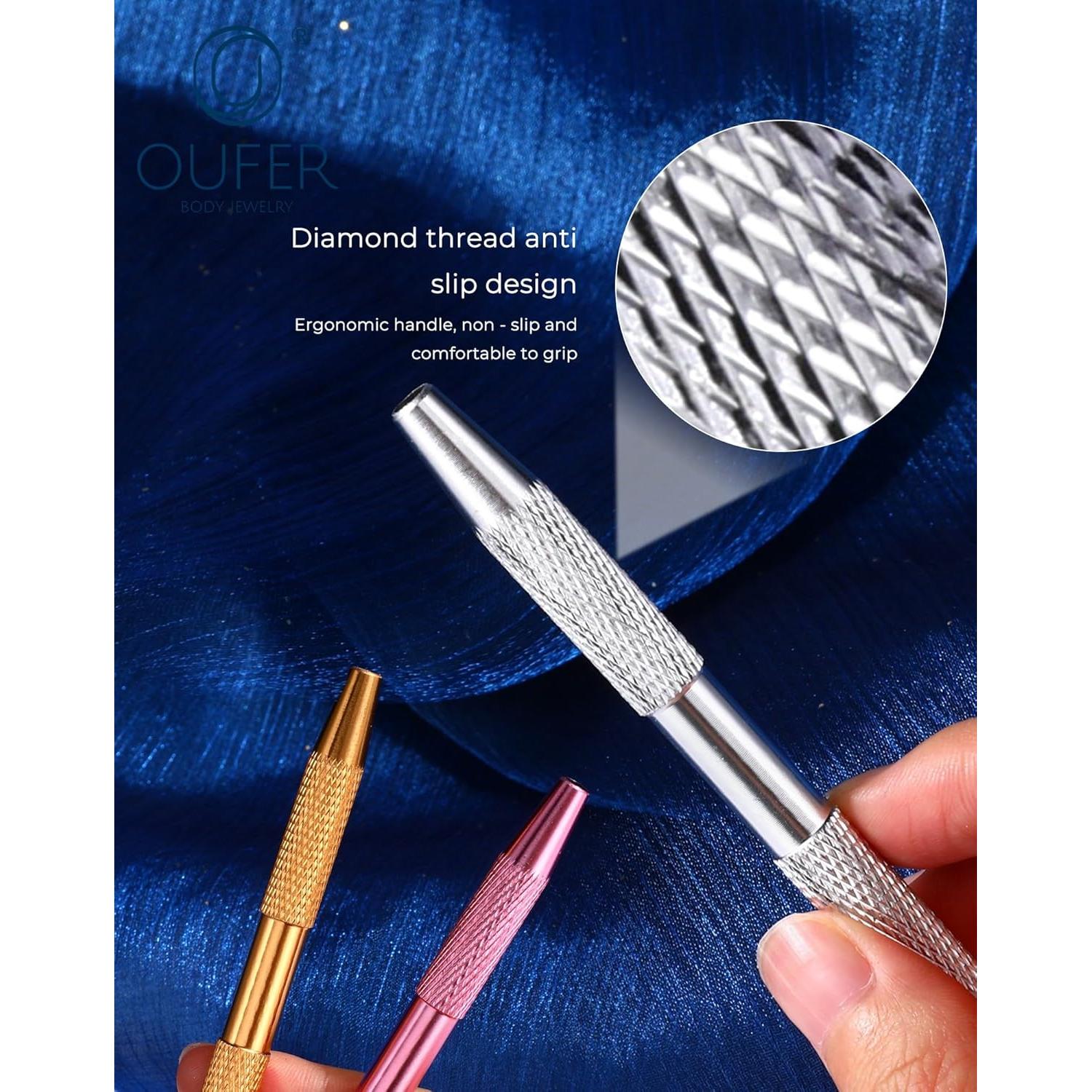 Agarrador de Bolas para Piercing OUFER 115mm Acero Inoxidable