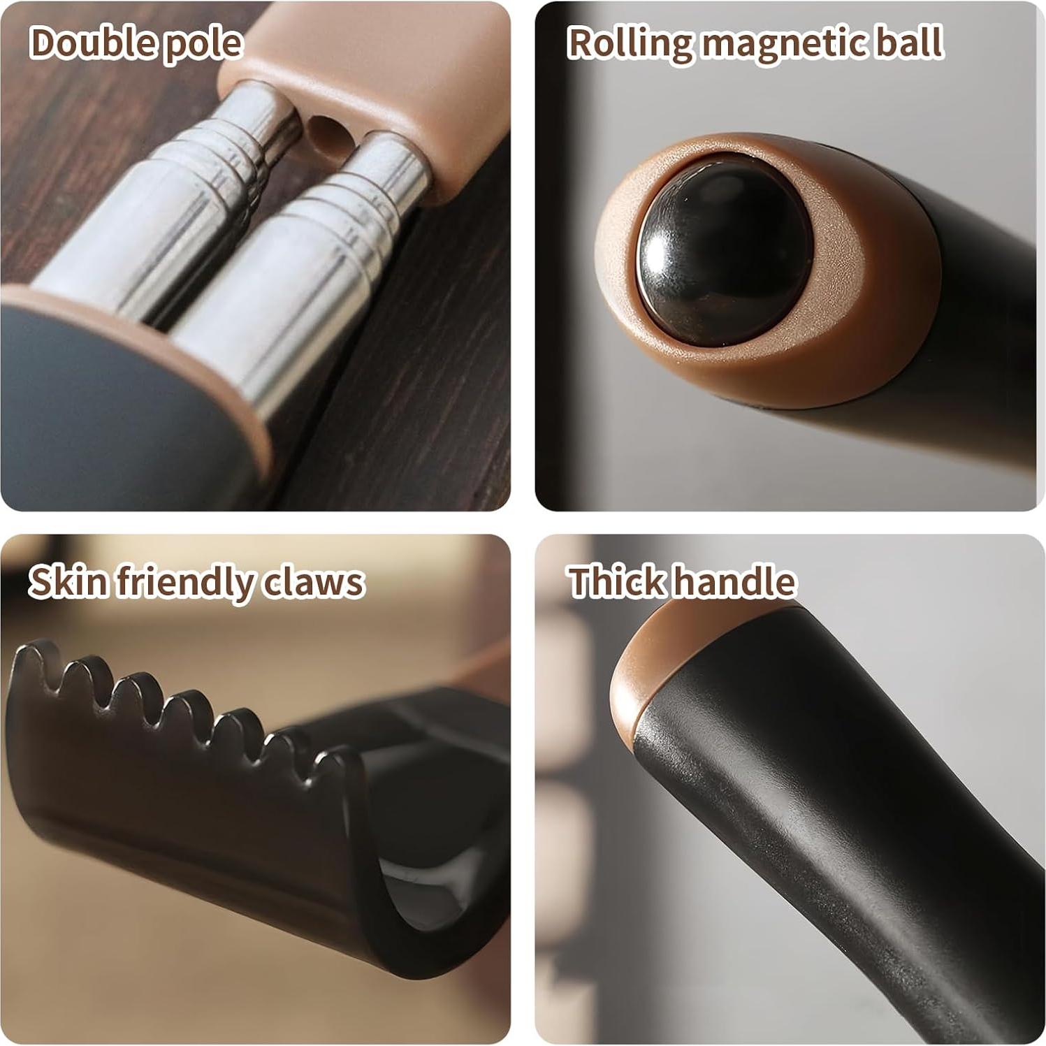 Rascador de Espalda Extensible WOVTE con Bola de Masaje