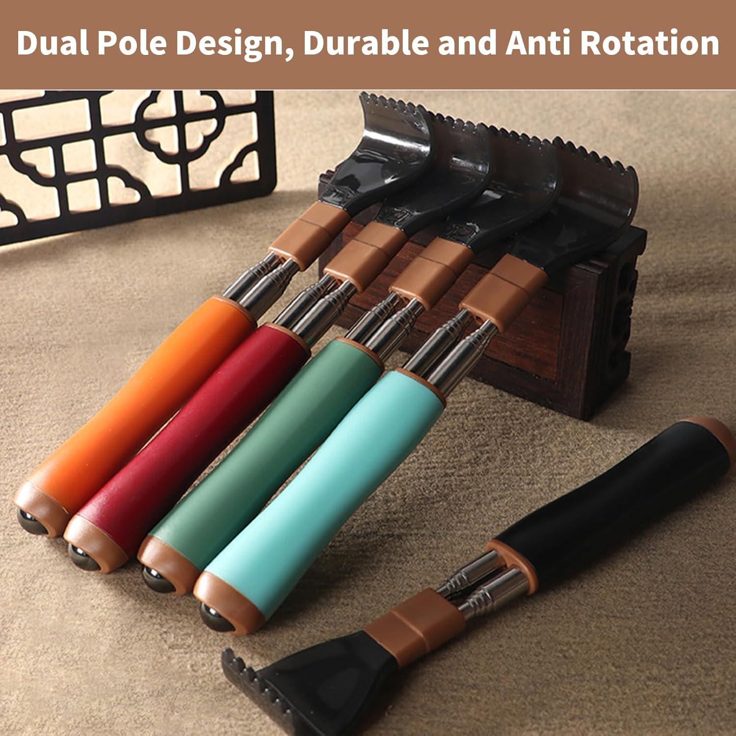 Rascador de Espalda Extensible WOVTE con Bola de Masaje