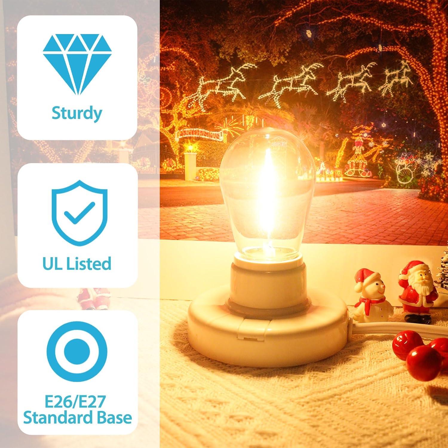 Portalámparas E26/E27 CXLHO con Cable de 2.99m y Interruptor