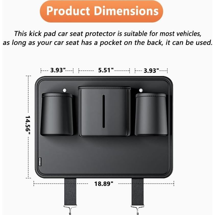 Bolsa de Almacenamiento Tumecos SND11 para Asiento de Auto Negro