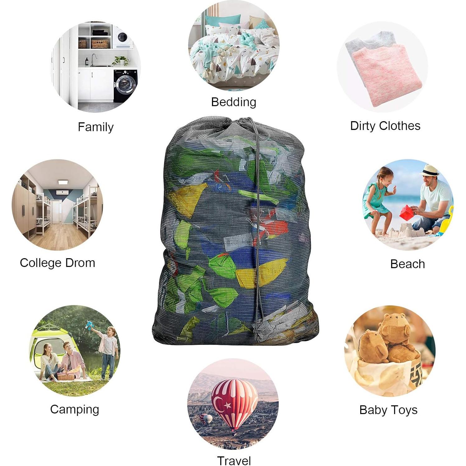 Bolsas de Lavandería Malla Resistente Dalykate 61x91cm 3Pcs