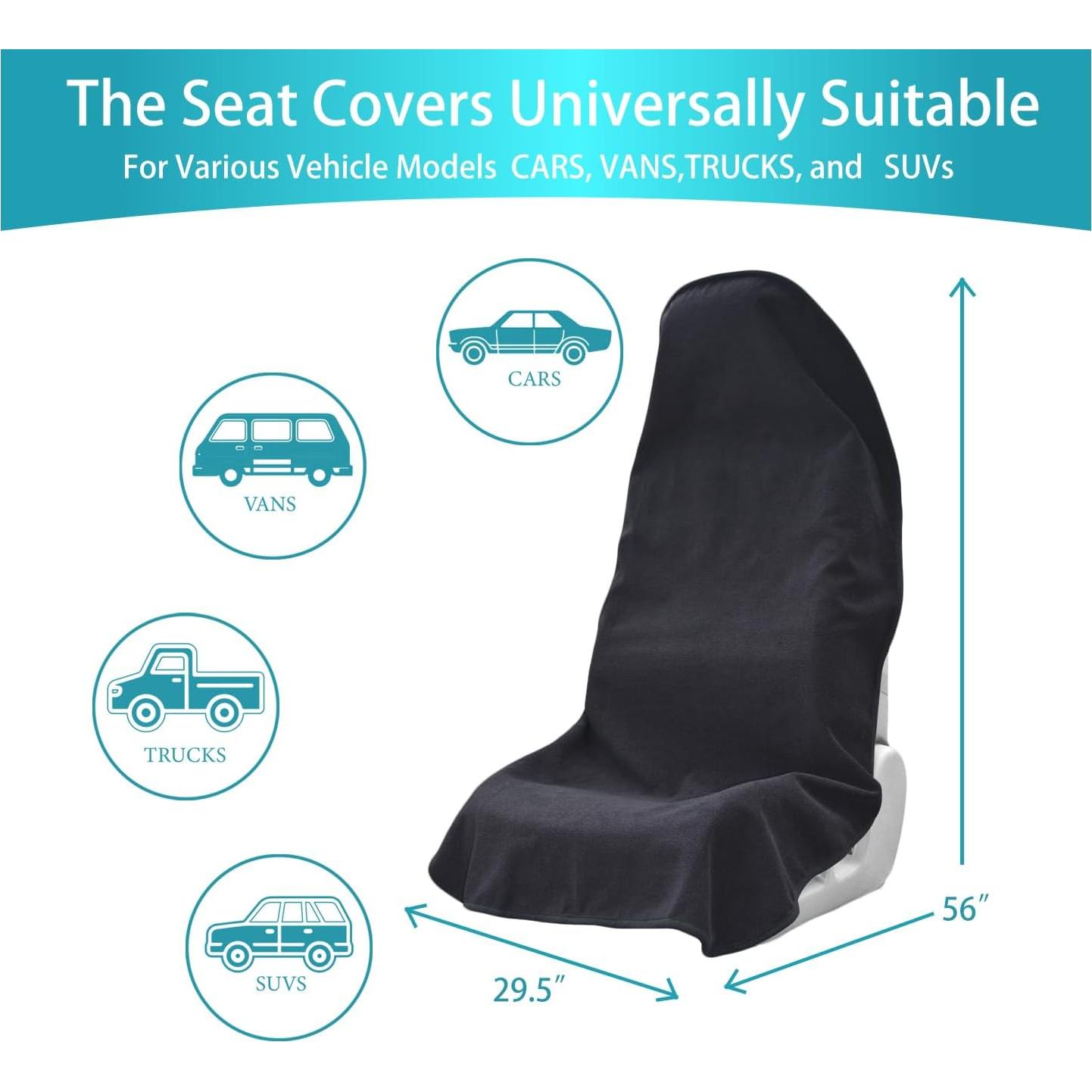 Fundas de Asiento de Coche Teuaktty Universales Impermeables