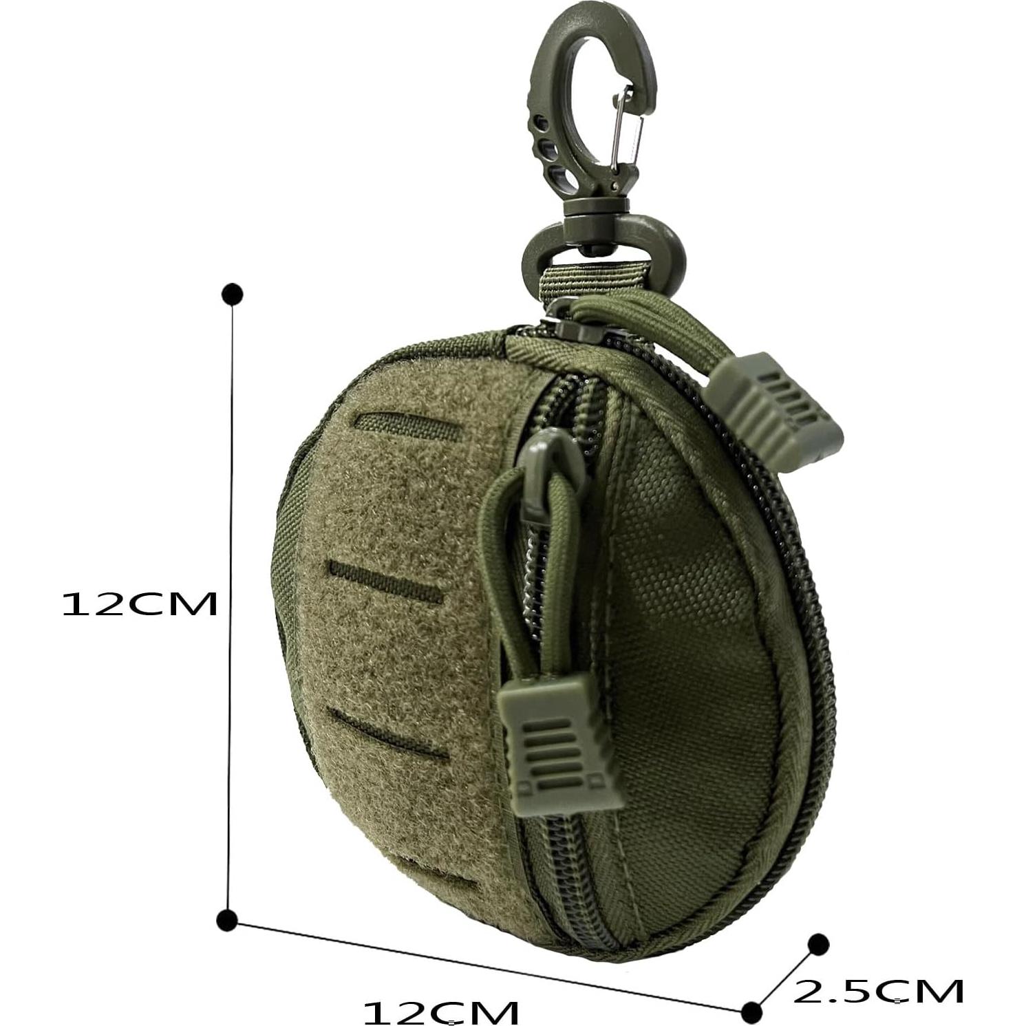 Bolsa Molle Táctica GZWER WR-TP094 Verde Militar 12cm