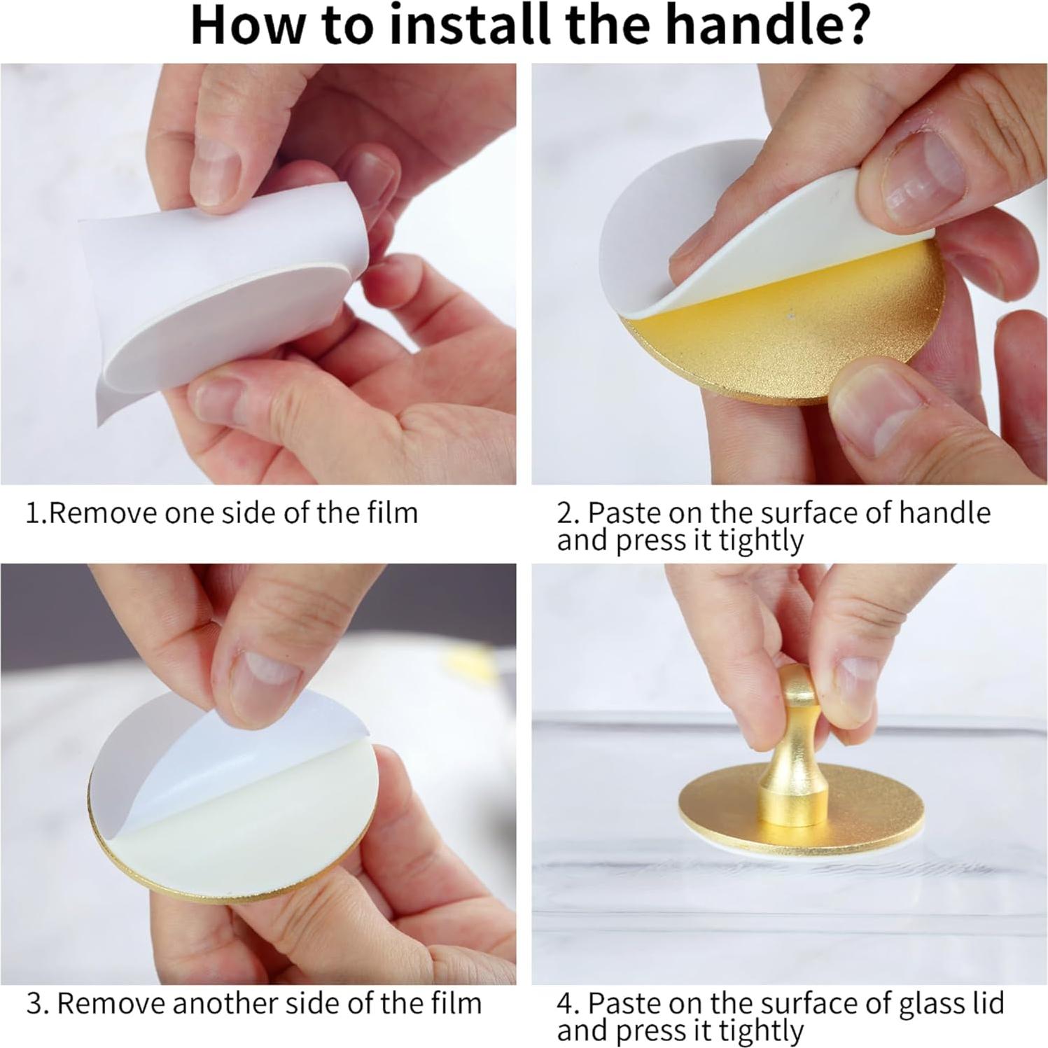 Plato de Mantequilla de Vidrio BTWD con Tapa Hermética 650ml