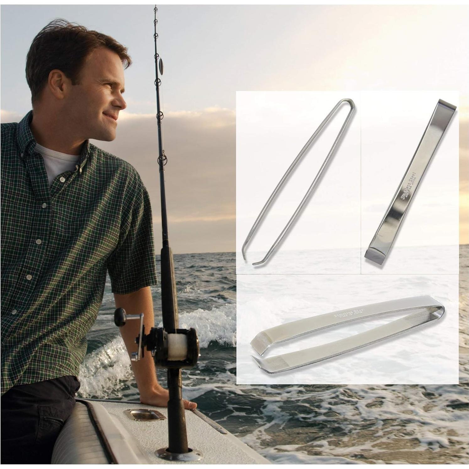 Pinzas para Espinas de Pescado Kwizing - Acero Inoxidable 12.1 cm