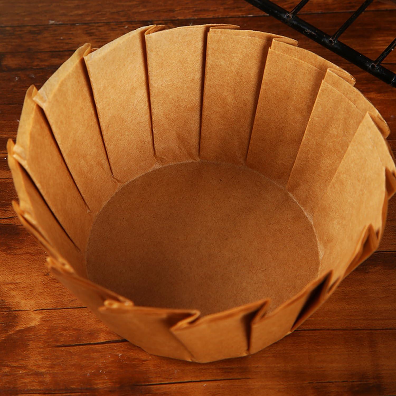 100 Forros de Papel Pergamino Redondos 10.16 cm YJLMTCF