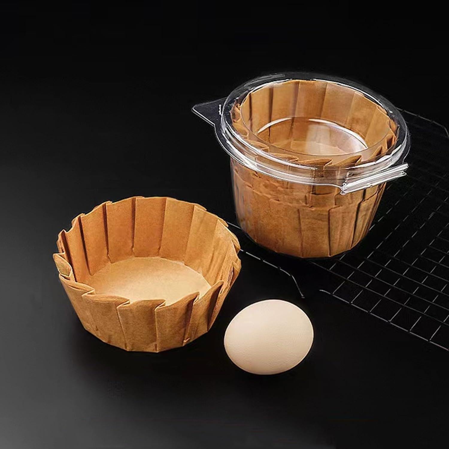 100 Forros de Papel Pergamino Redondos 10.16 cm YJLMTCF