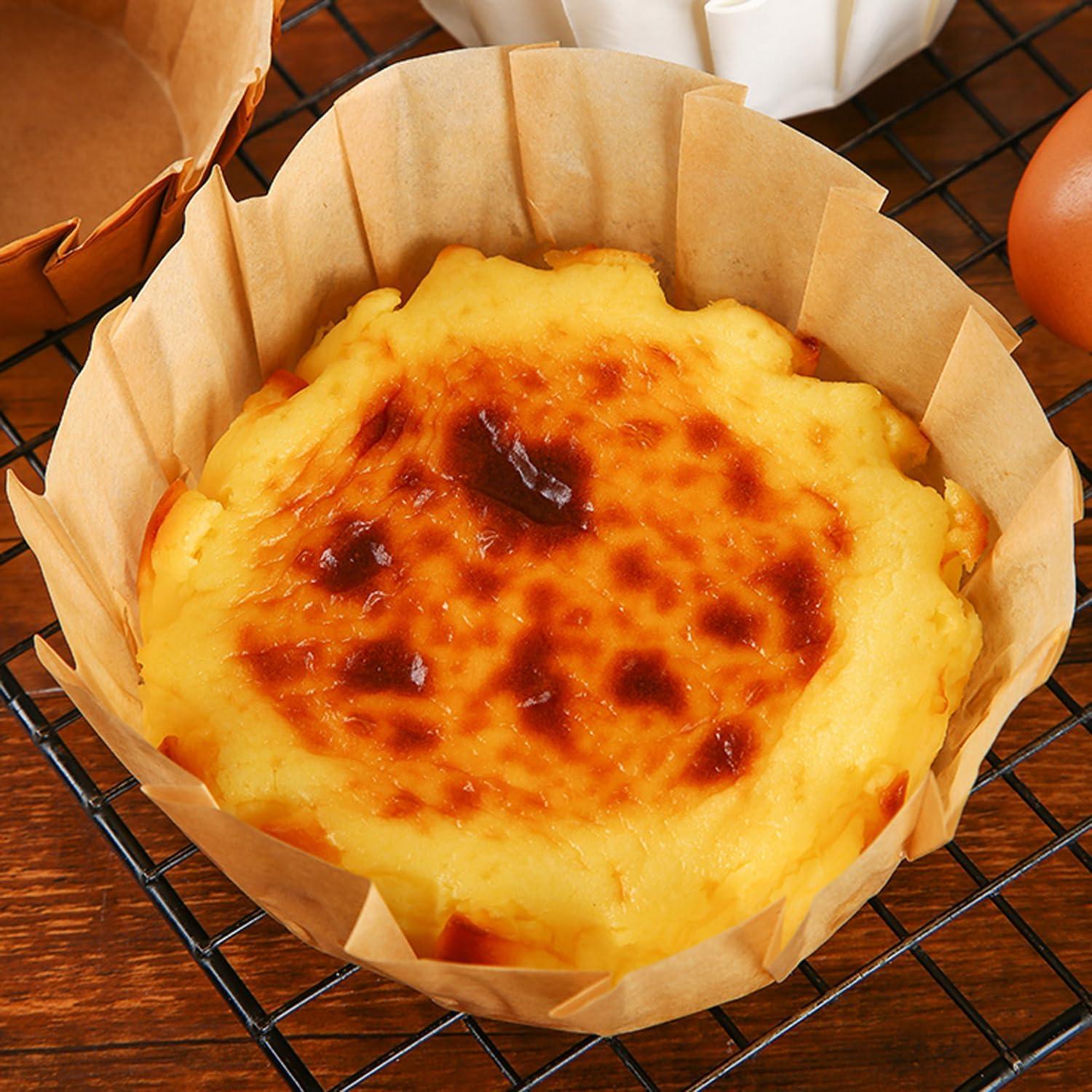 100 Forros de Papel Pergamino Redondos 10.16 cm YJLMTCF