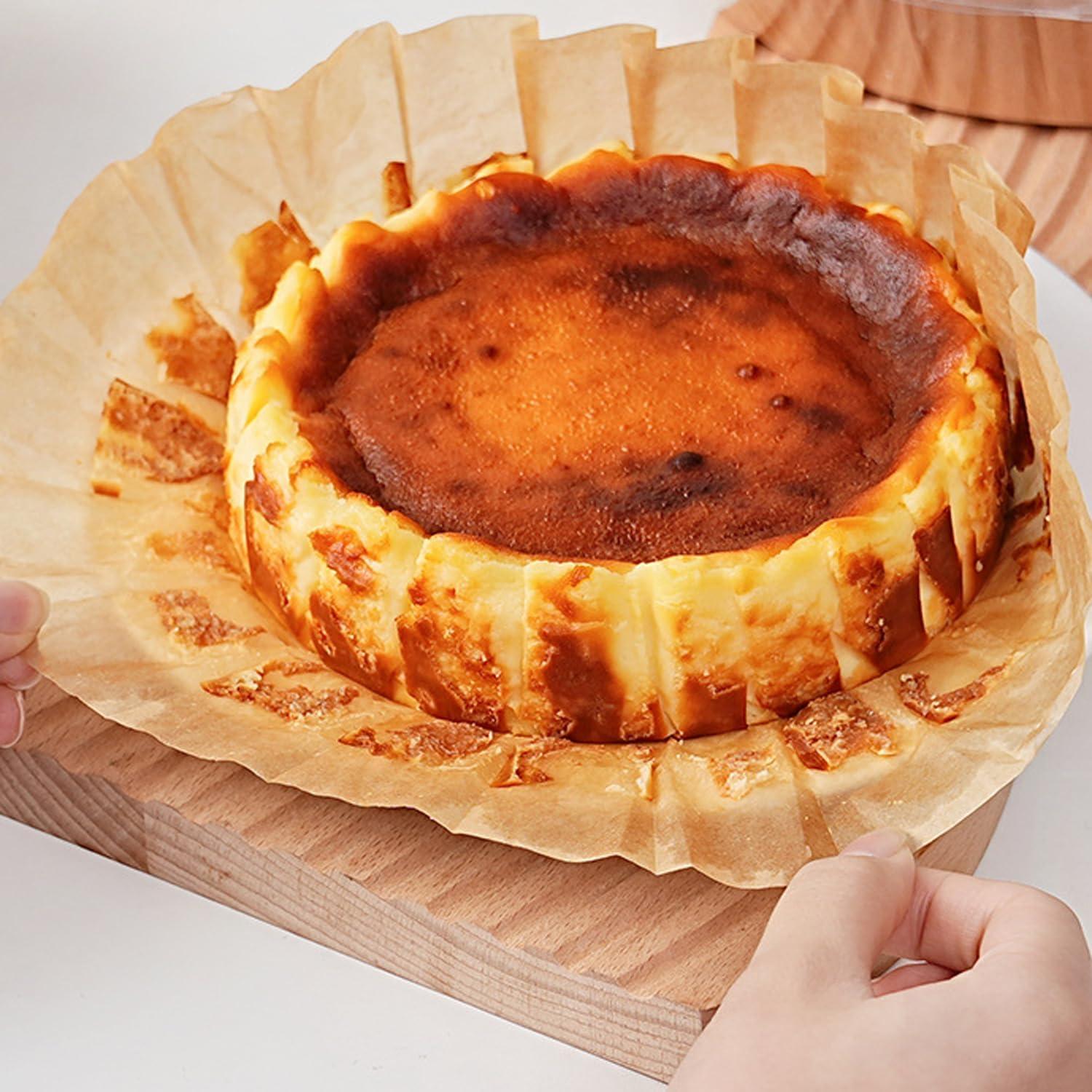 100 Forros de Papel Pergamino Redondos 10.16 cm YJLMTCF