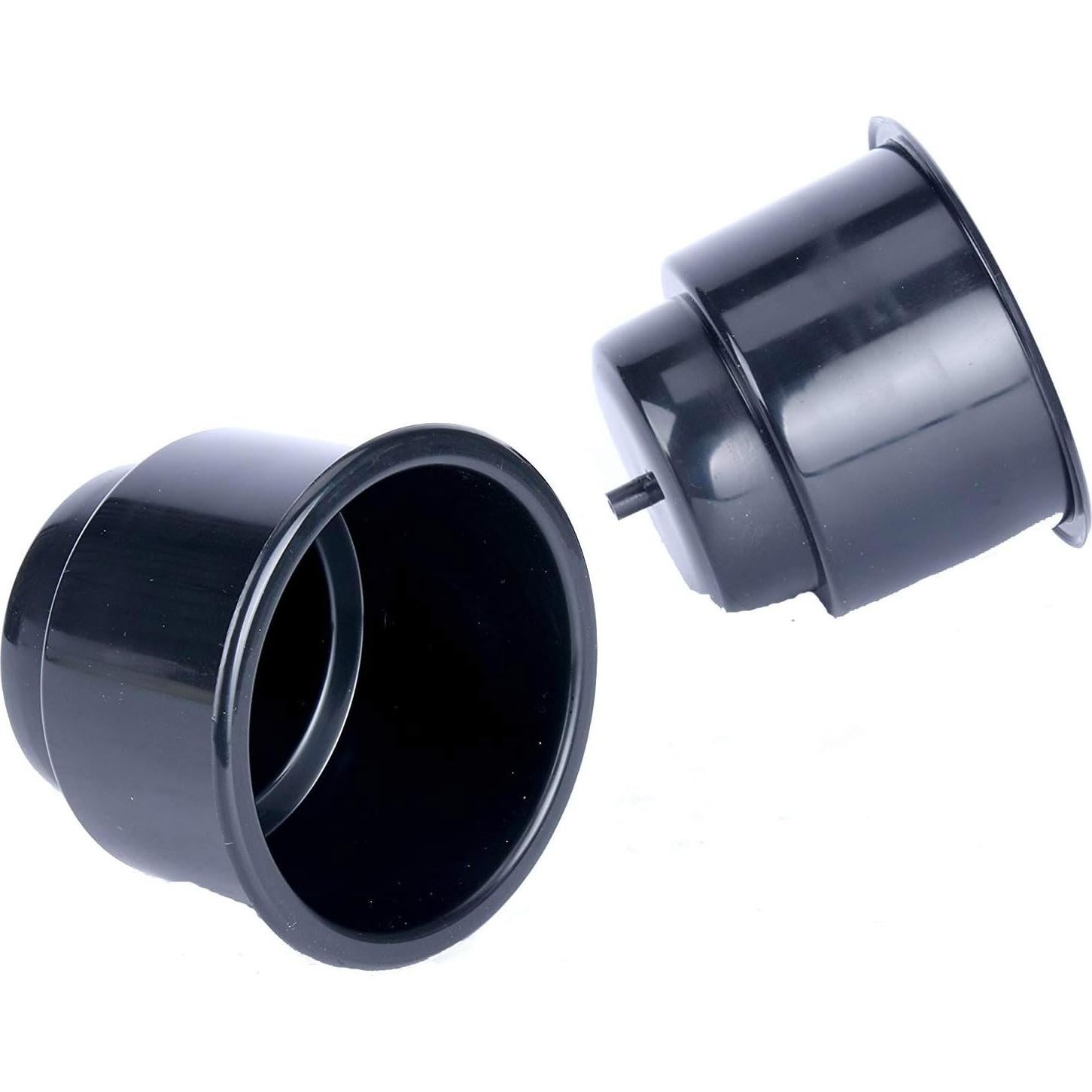 Juego de 3 Soportes de Plástico Negro Amarine Made para Bebidas