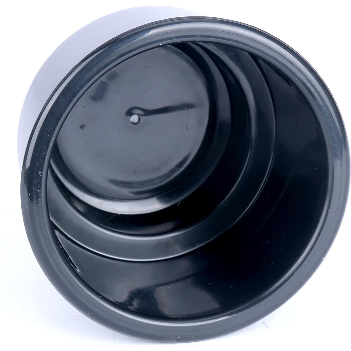 Juego de 3 Soportes de Plástico Negro Amarine Made para Bebidas