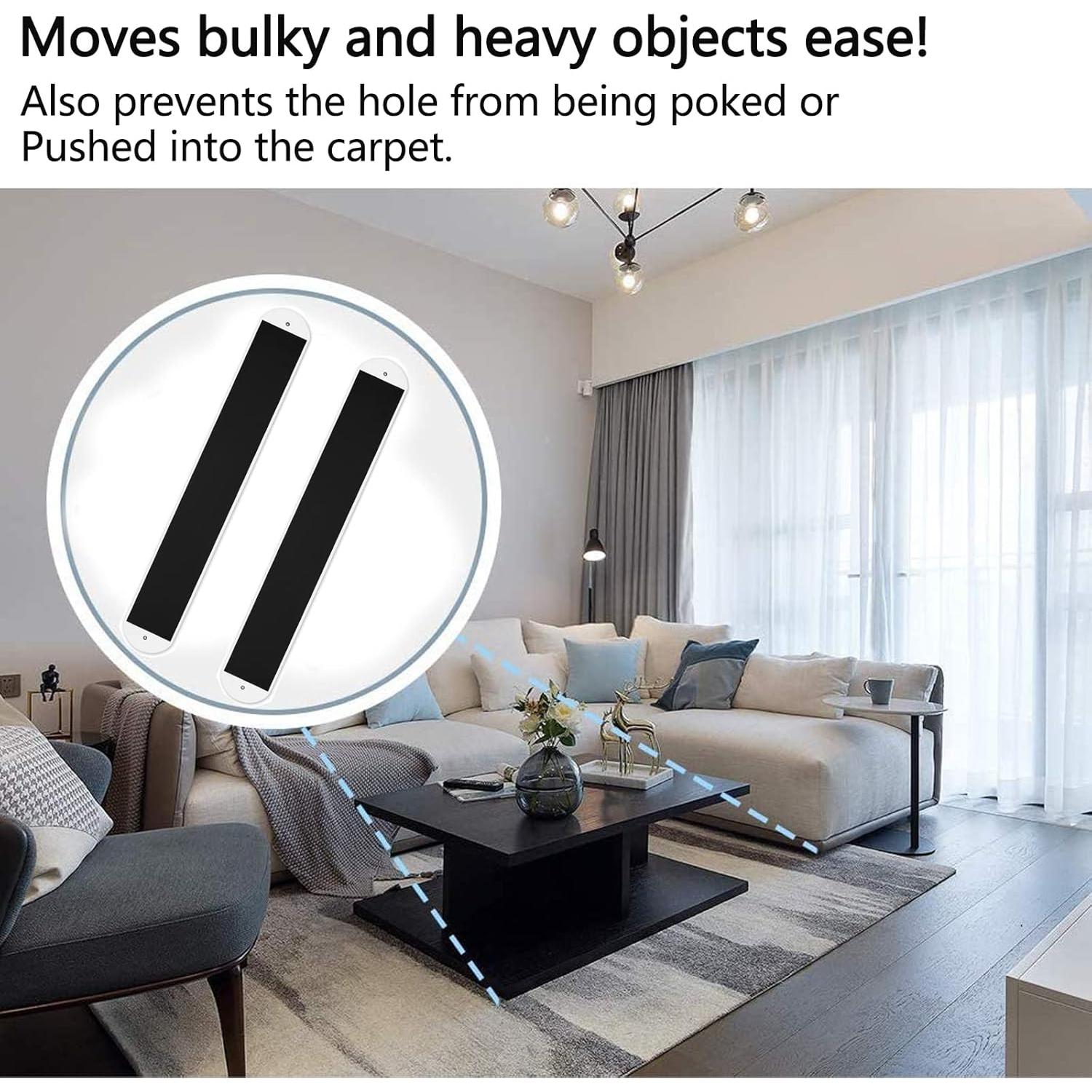 2 Conjuntos de Deslizadores de Muebles Niteguy 0.76m Alta Resistencia