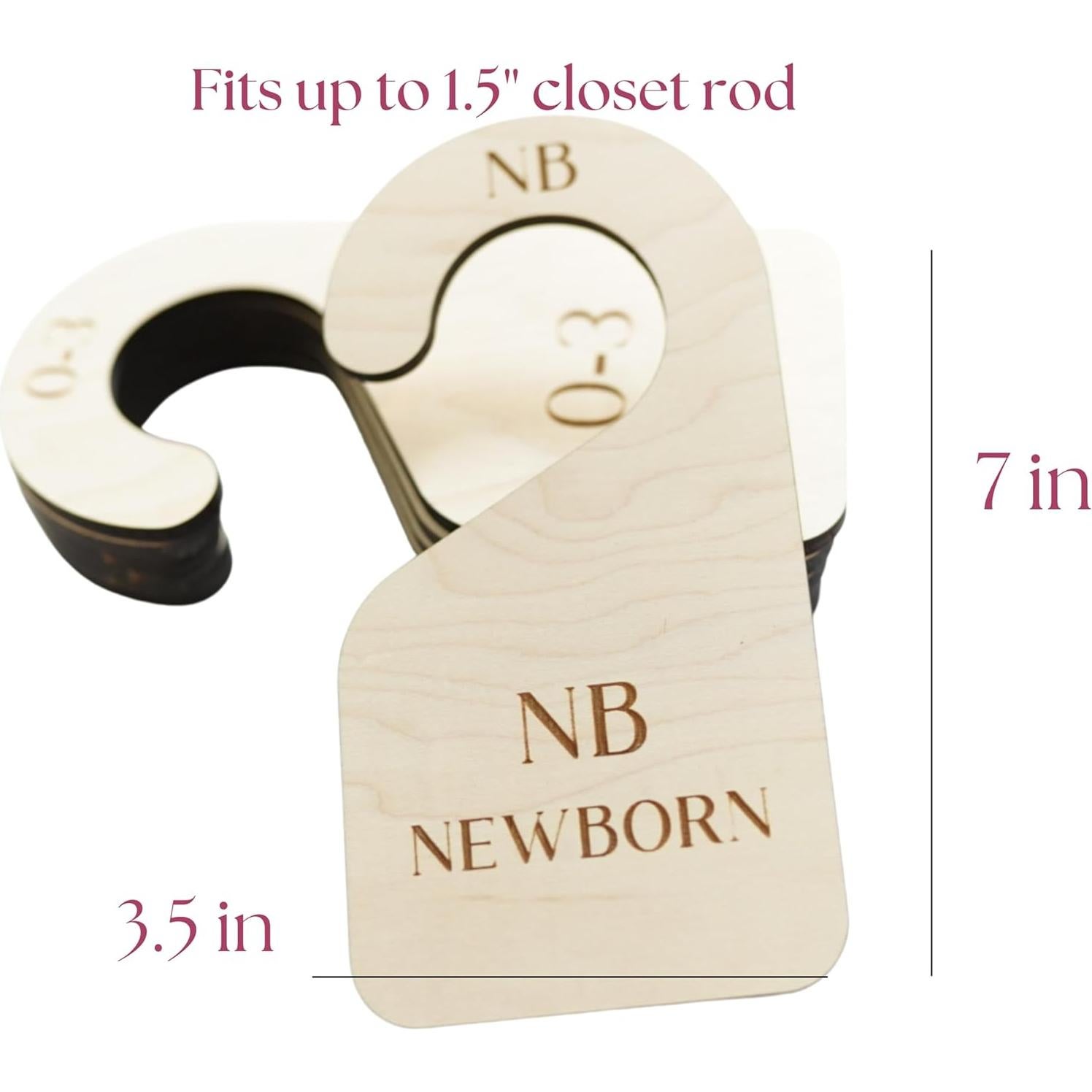 Divisores de Armario Doble Cara Heart and Home 7 Piezas